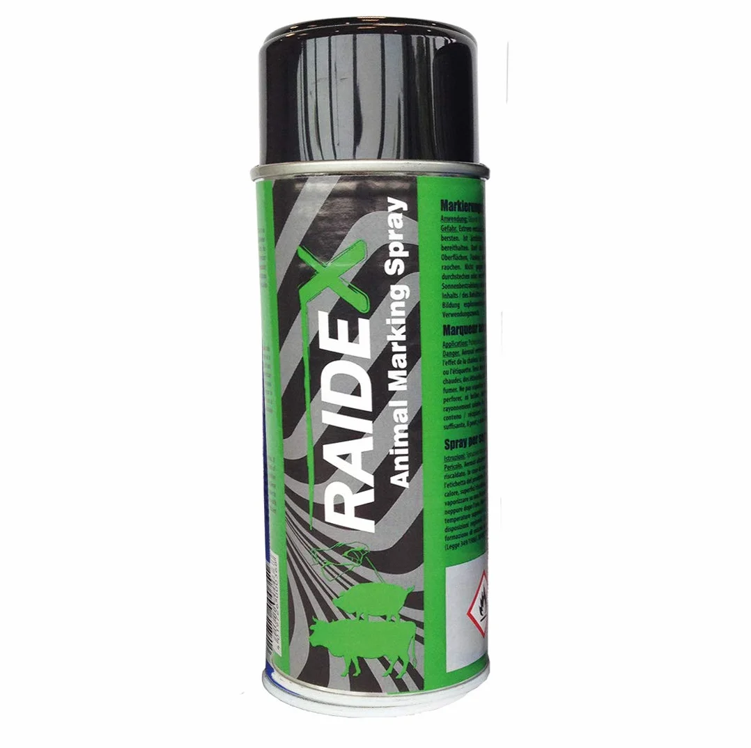 Spray per marcatura, Raidl spray per marcatura di bestiame, Raidex verde 500ml.
