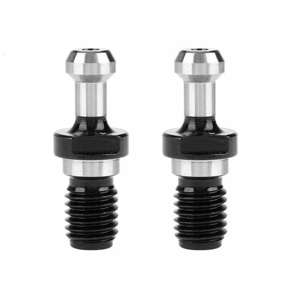 2 pezzi BT30 Manopola di ritegno a 45 gradi con tirante a 45 gradi per accessori portautensili CNC, chiave a 45 ° con tirante per utensili a mano