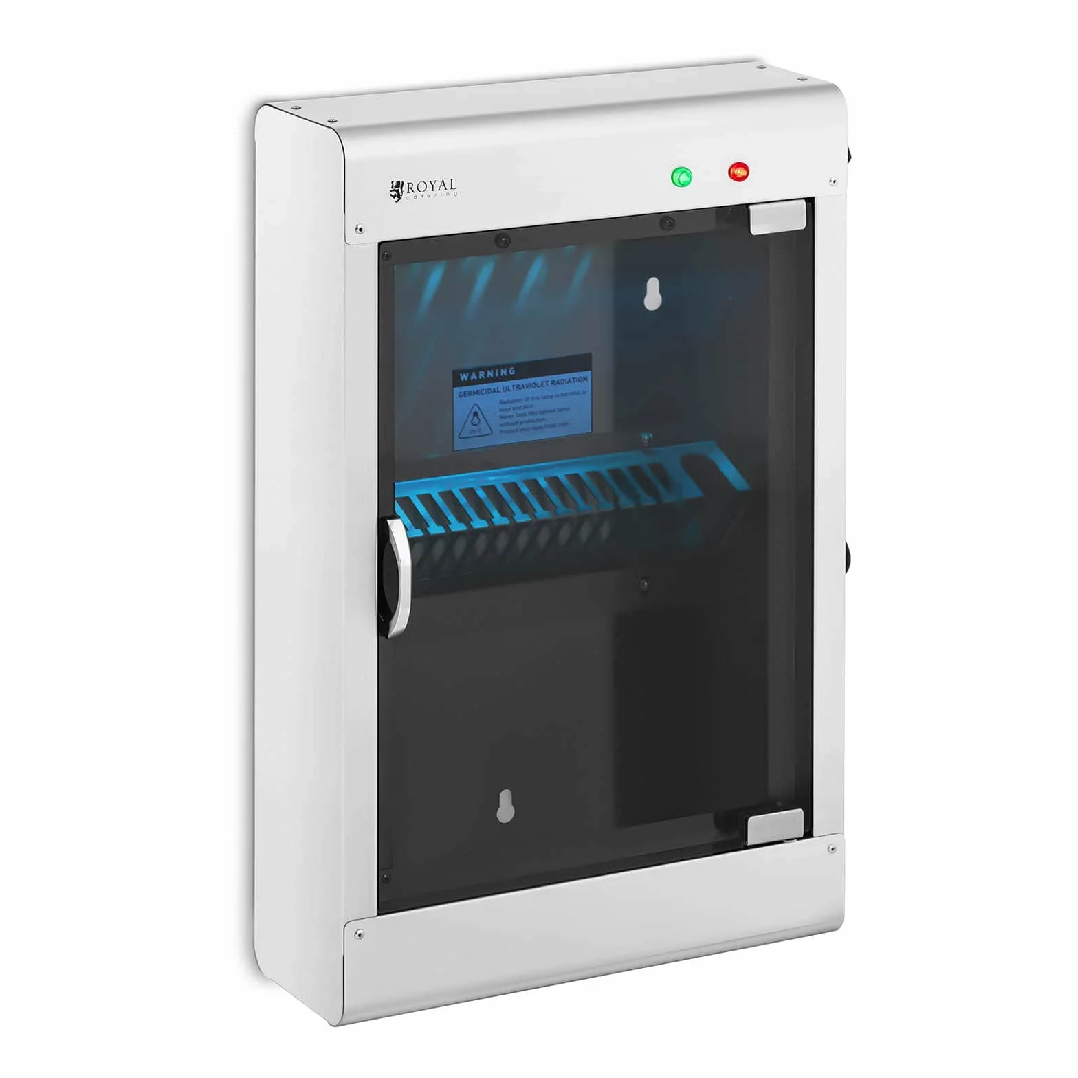 Royal Catering Sterilizzatore Coltelli UV Sterilizzatore Cucina RC-KSSS201 (14 coltelli, Acciaio inox)