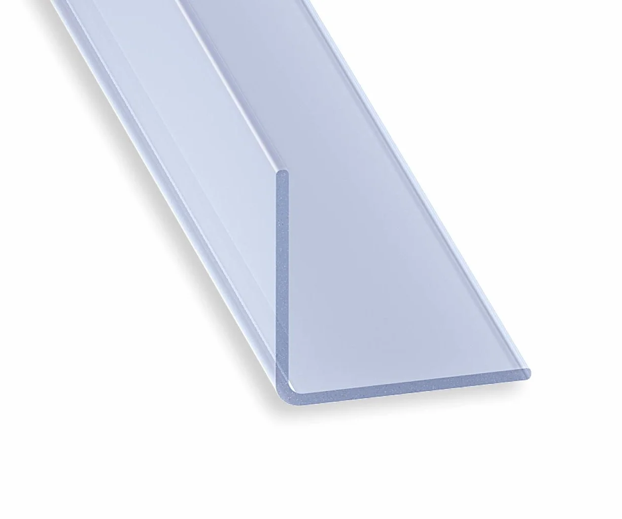 Angolare preformato in PVC trasparente 20 x 20 mm 1 m