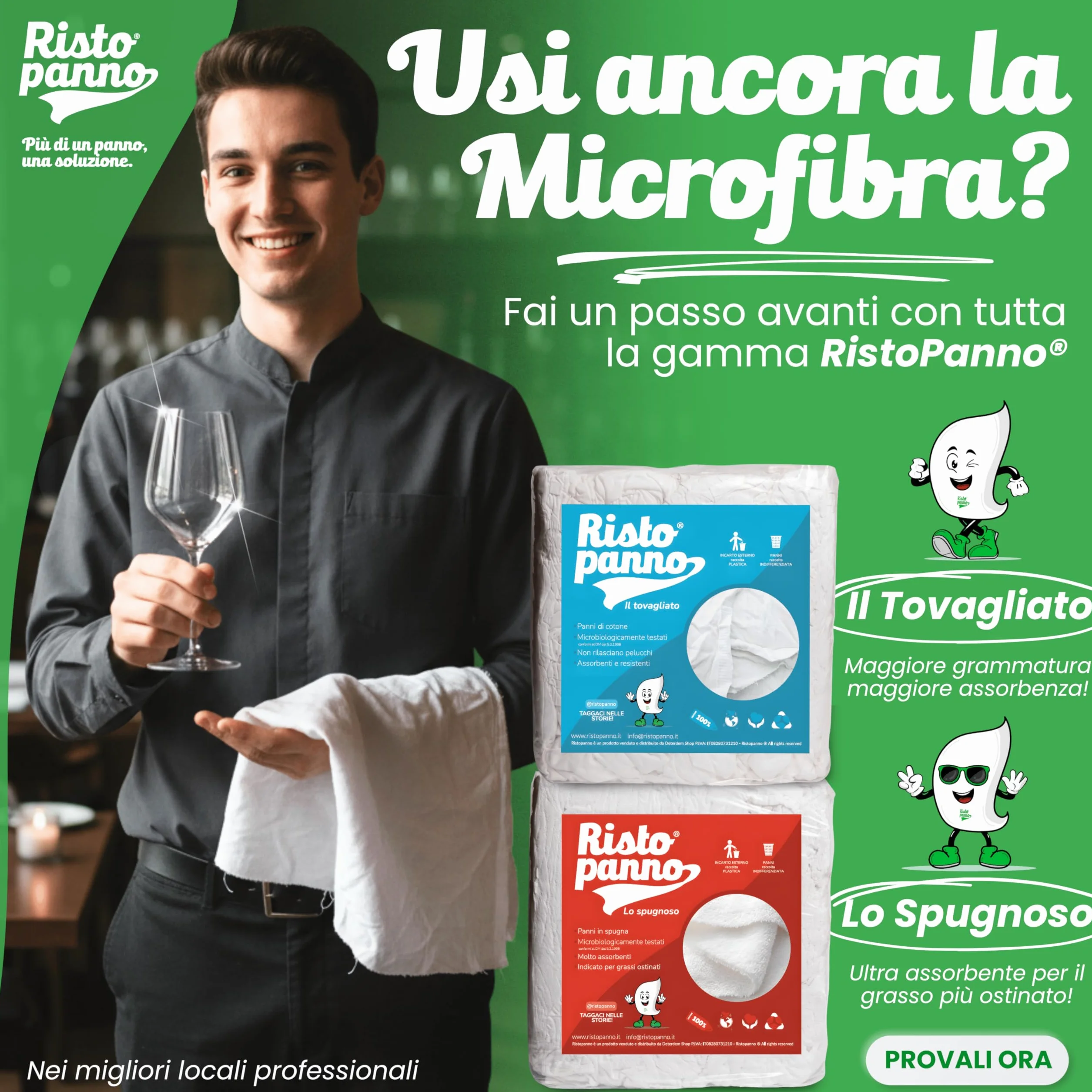 Panni Multiuso Stracci Bianchi Cotone Box 9 kg 40/50 x 50/60cm Alta Assorbenza Zero Pelucchi