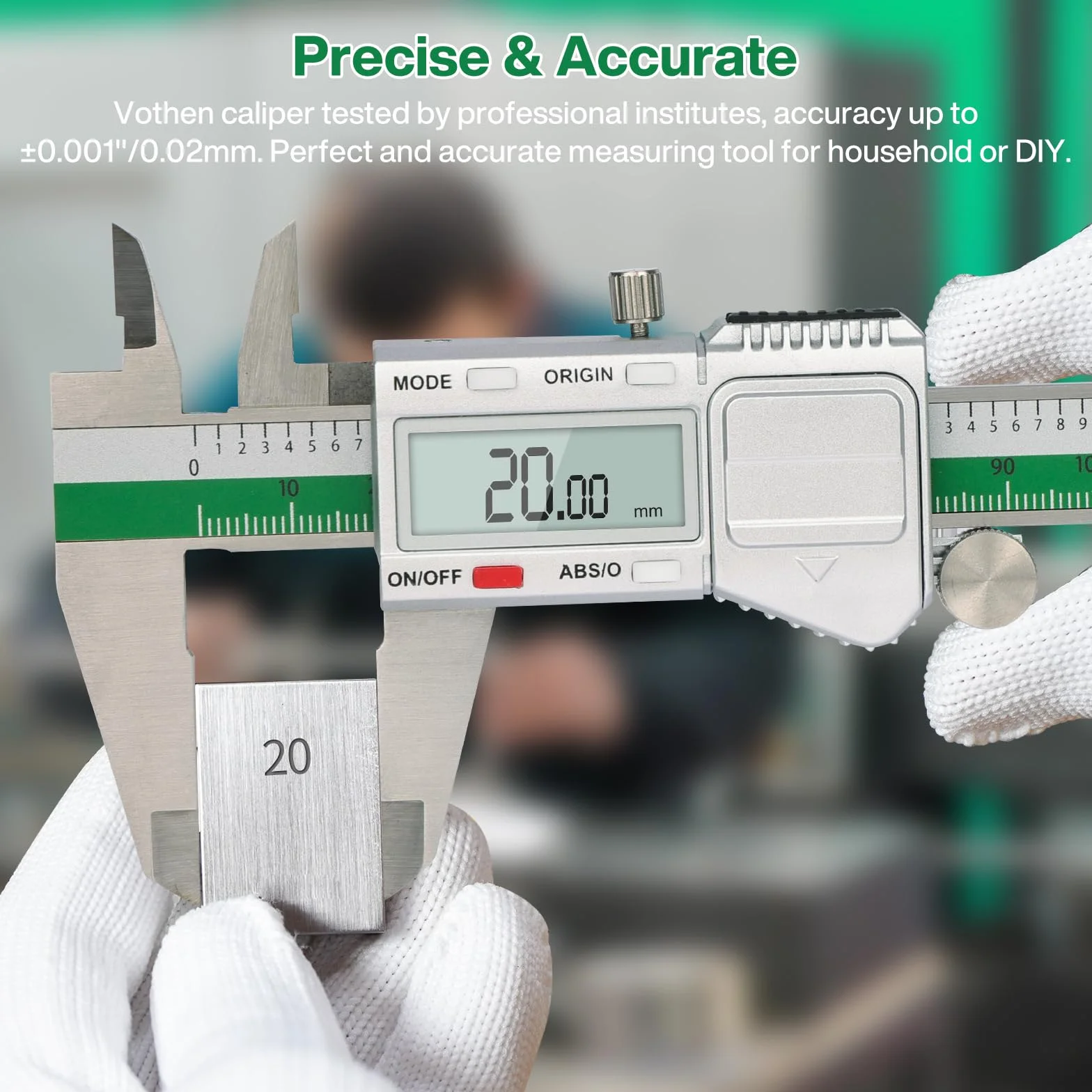 Supermicro Calibro Digitale 150 mm 6 Pollici IP54 Impermeabile Micrometro Acciaio LCD