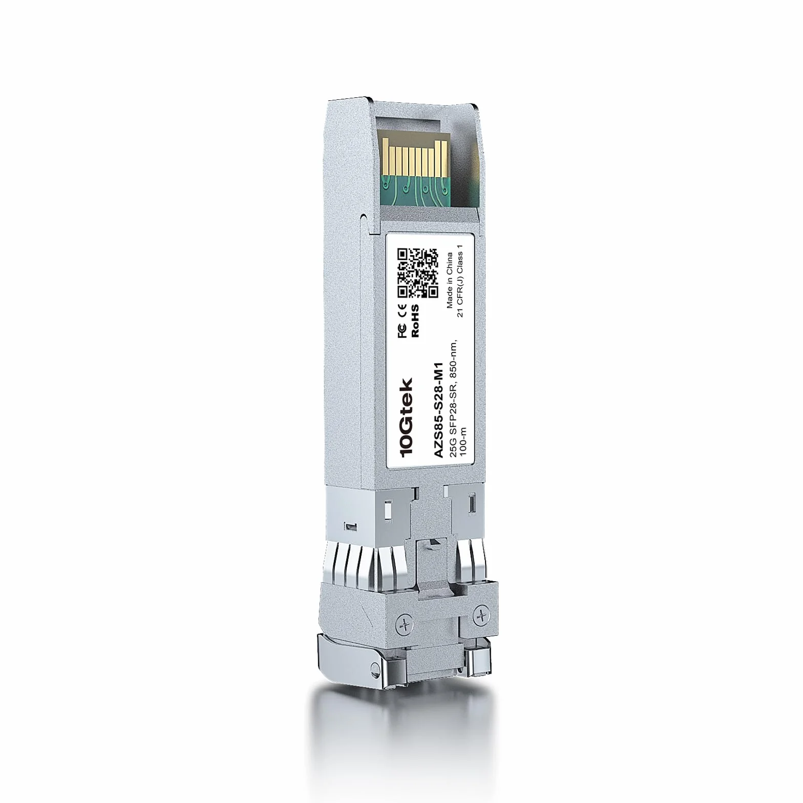 10Gtek 25G SFP28 SFP+ Transceiver 25GBase-SR Modulo 850nm MMF 100m Compatibile Cisco Ubiquiti MikroTik Supermicro