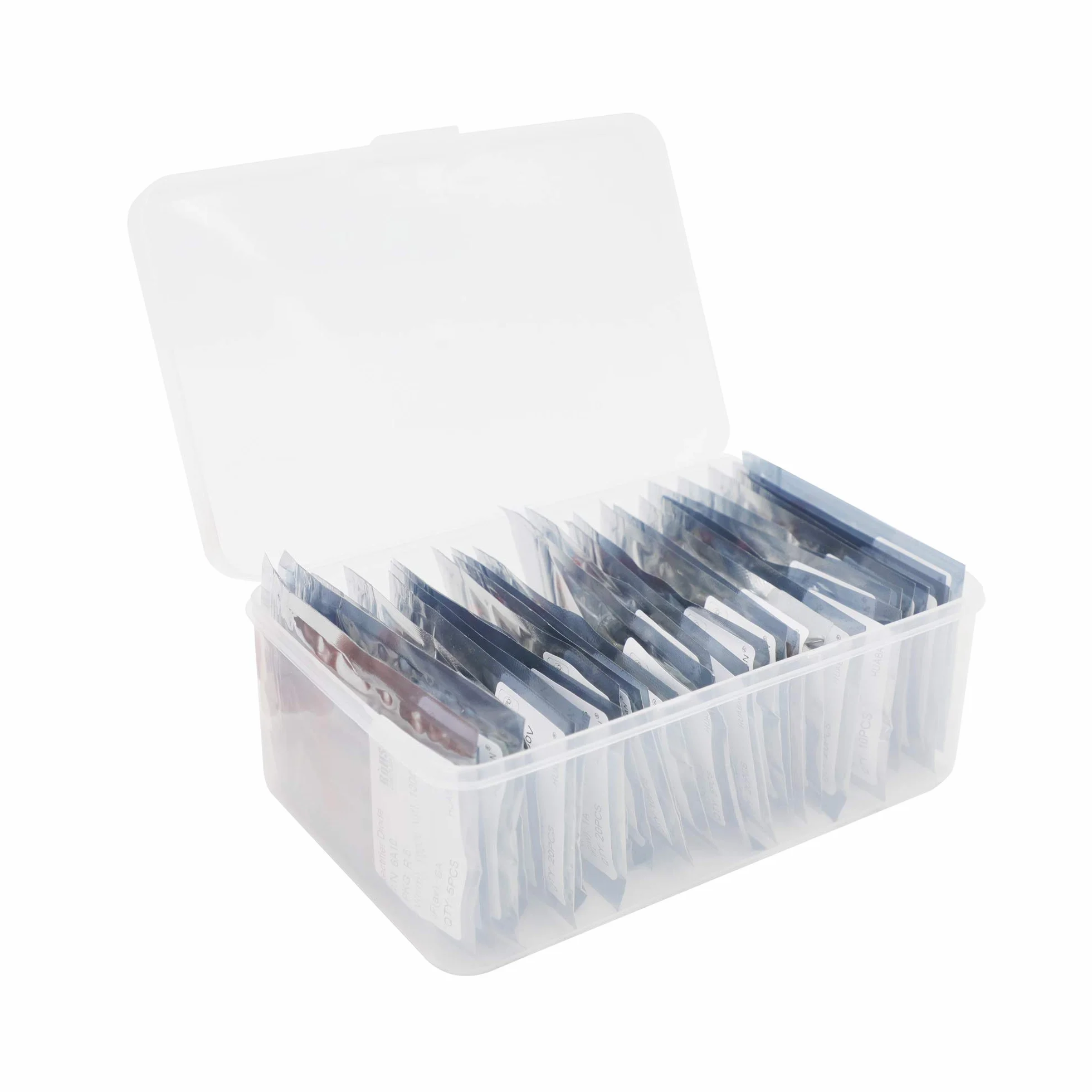 385 Pezzi 30 Valori Kit diodi 1N4001 4002 4003 4004 4005 4006 4007 5399 5400 5404 5406 5408 5817 5818 5819 5822 914 4148 5349B 6A10 10A10 HER303 RL207 SR3100 SR5100 SR560 15SQ045 UF4007 FR107 FR207