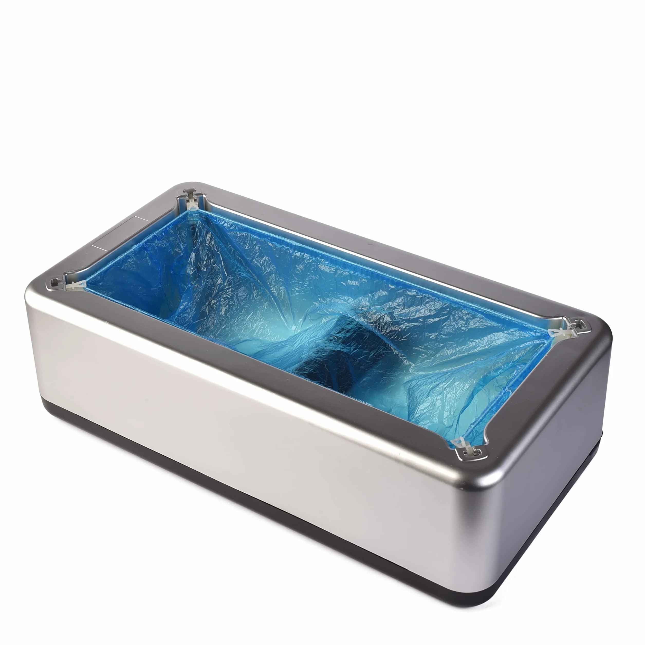 Amc Distributore automatico copriscarpe professionale ABS acciaio 100 pz Grigio