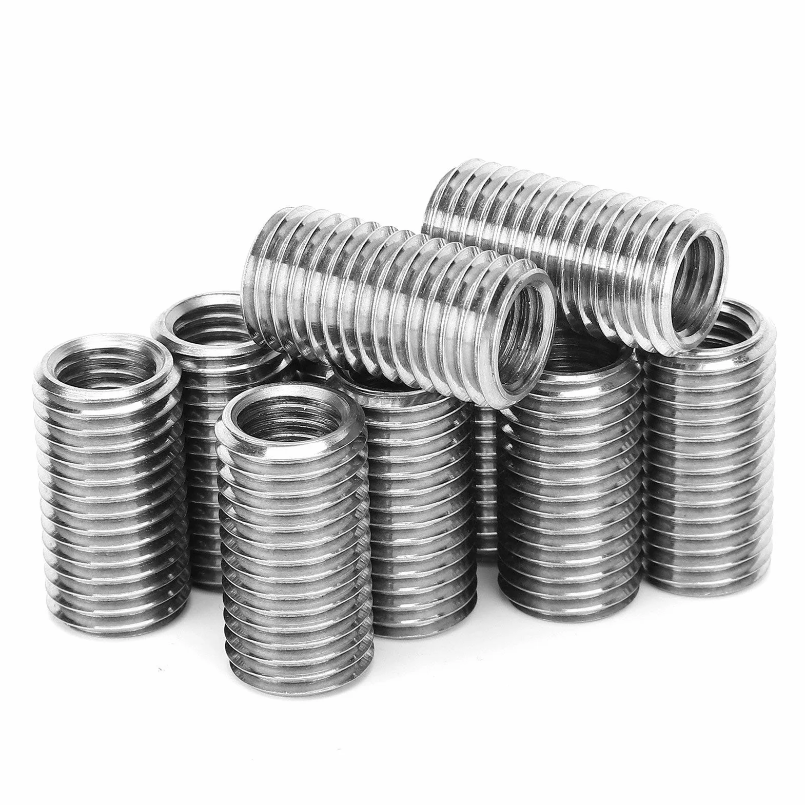 Dado Riduttore Inserto Filettato M12 a M16, Adattatore Filettato Acciaio Inox 10 Pezzi