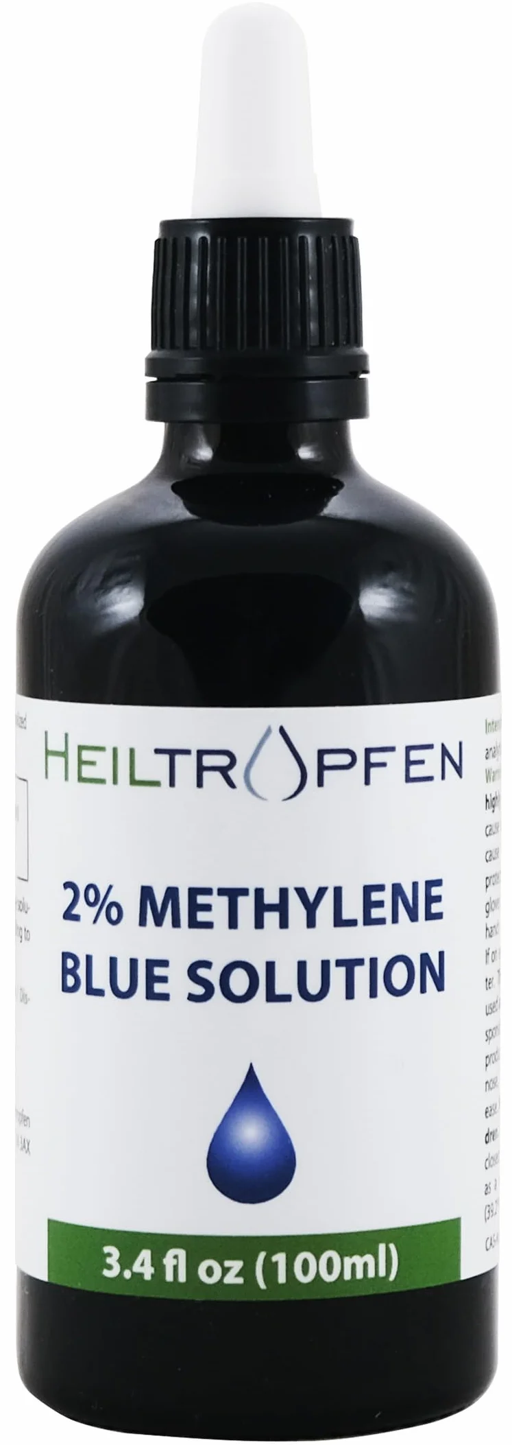 Blu di metilene 2% Soluzione 100 ml USP Grado farmaceutico Heiltropfen®