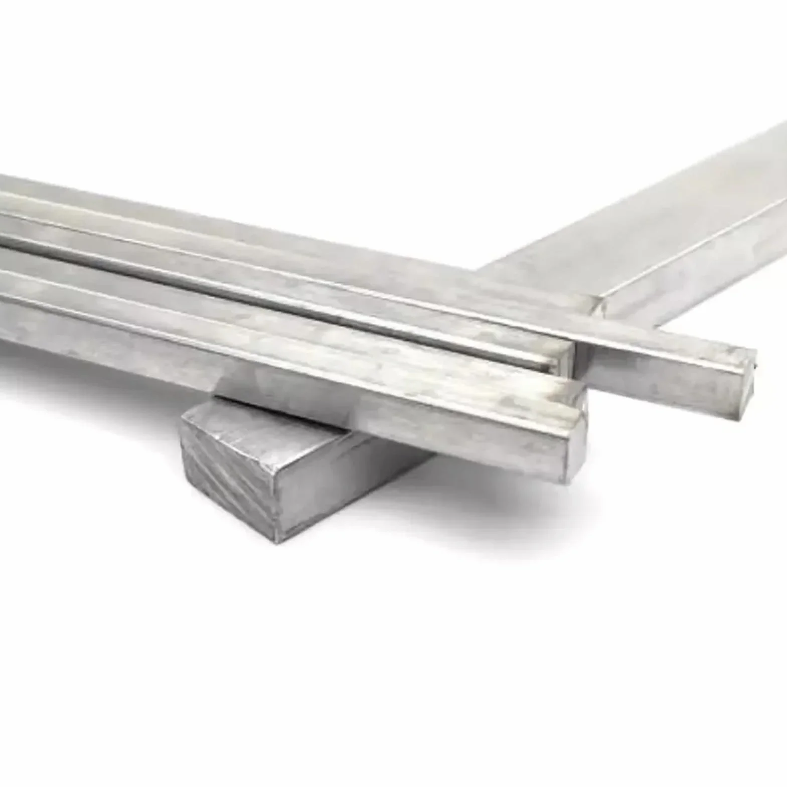 Barra quadrata acciaio inossidabile 304 500 mm 8x8x1,5 mm 20 mm