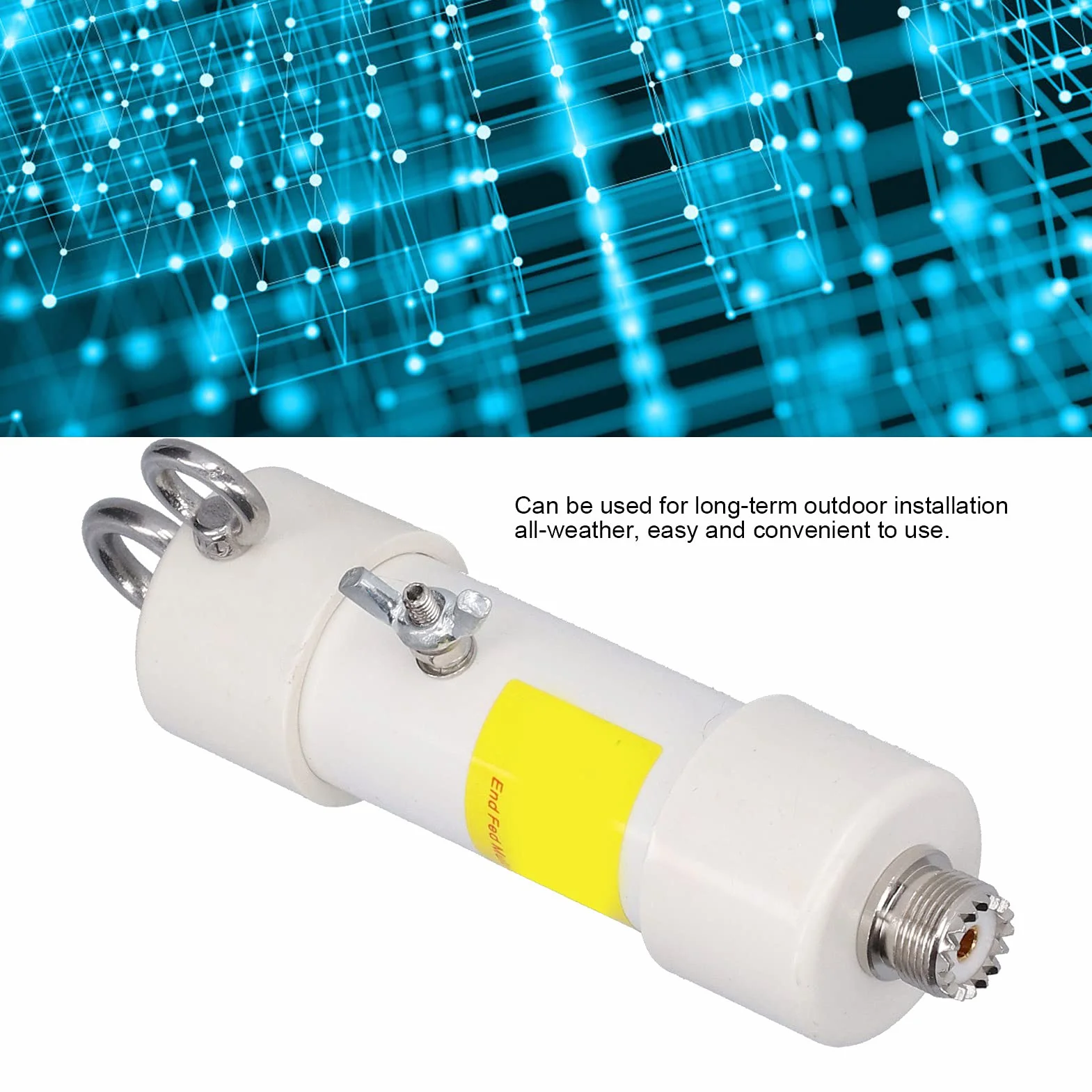 Antenna Onde Corte Balun ABS Giunti Interni Impermeabili Guarnizione Elettronica Antenna HF di Comunicazione HF 1.8M‑54M Antenna Da Interno