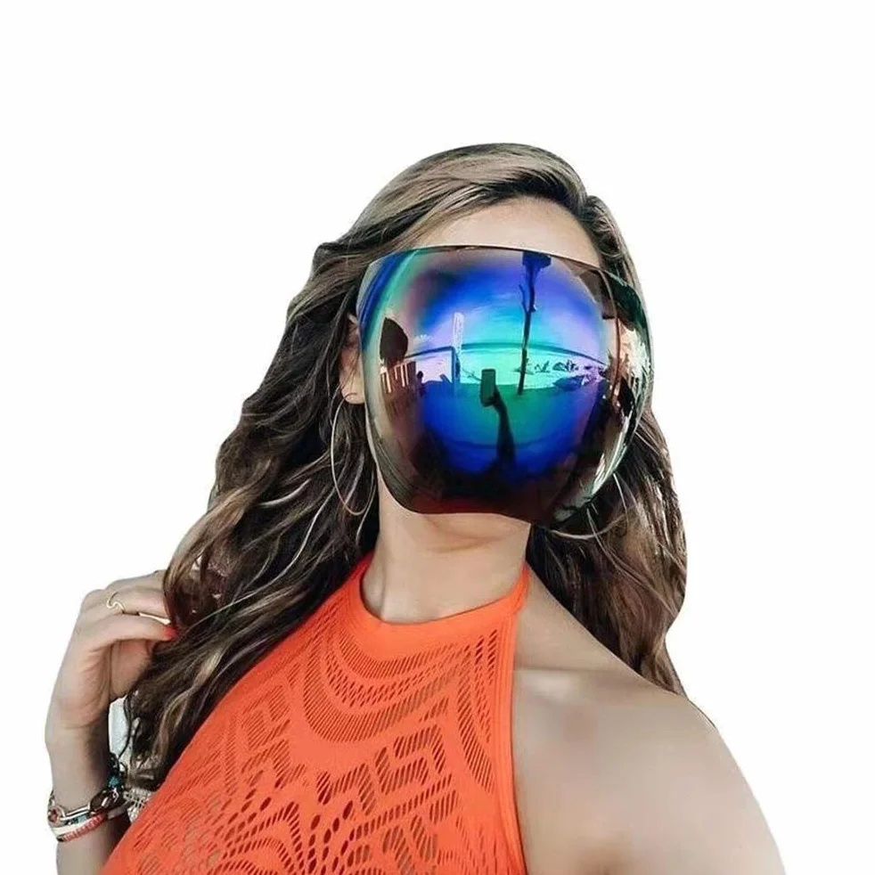 Gonetre Visiera Protettiva UV 400, Occhiali Protettivi Colorati Vernice Colorata Visiera per Occhiali da Sole Visiera, Pannelli Resistenti Ai Raggi UV Copertura Integrale Visiera