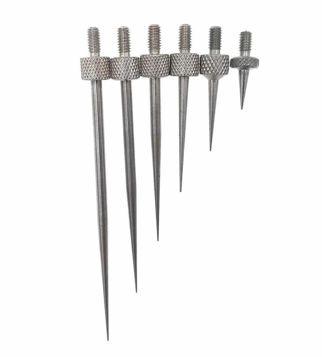 SUXING Tastatori per comparatori, Tasti con filetto M2.5, Lunghezza 7/13/22/30/40/50mm, R0.15 mm，Puntalino a spillo