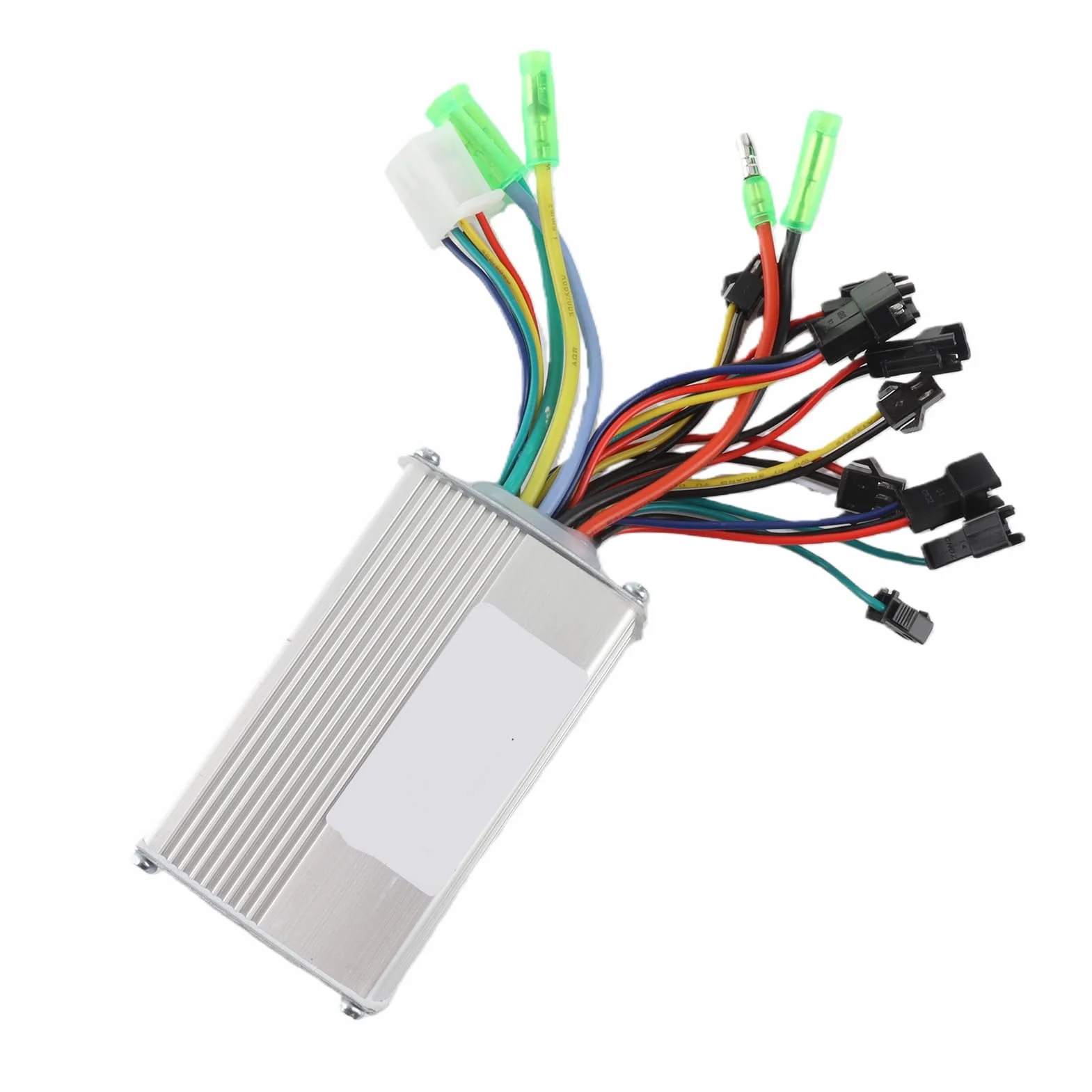 Controller Motore CC 36V 48V Controller Compatto e Durevole per Bici Elettriche con Cablaggio in Lega di Alluminio
