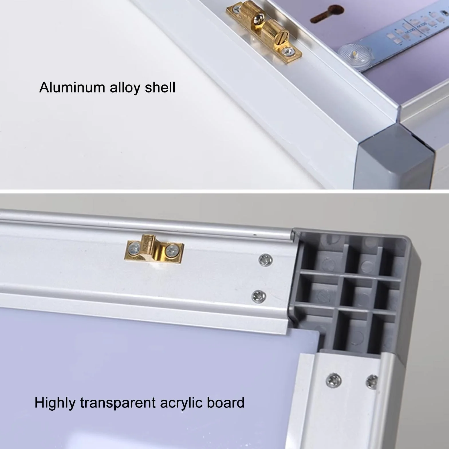 Illuminatore per Pellicole a Raggi X Led Schermo Radiografico Ultrasottile 6,5 cm Staffa Cliniche Ospedaliere 40x47x6,5cm