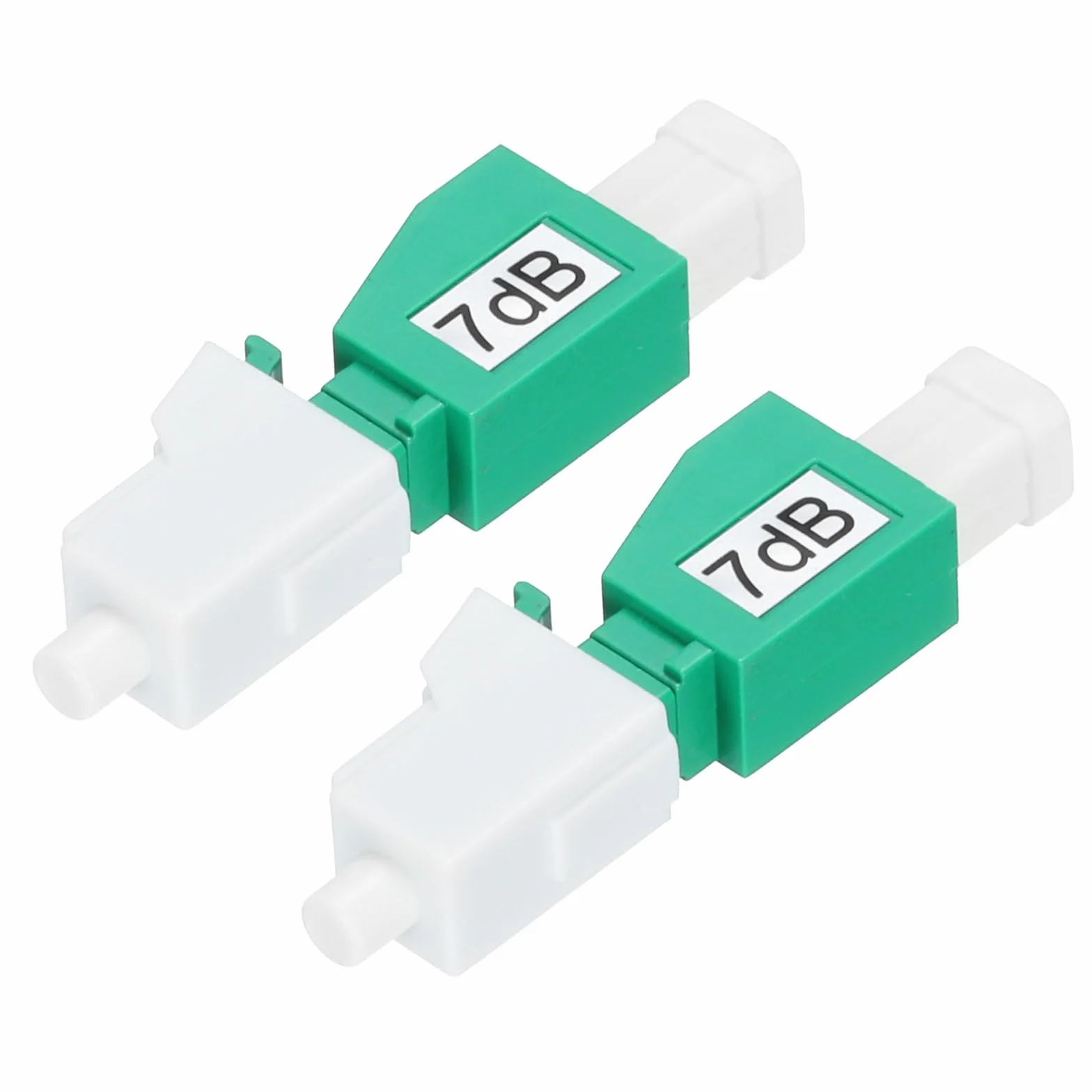 QUARKZMAN 7dB LC Fibre Attenuatore LC/APC SM Monomodale Fisso Fibre Ottico Attenuatore Maschio a Femmina per Fibre Ottico Trasmissione 2pz