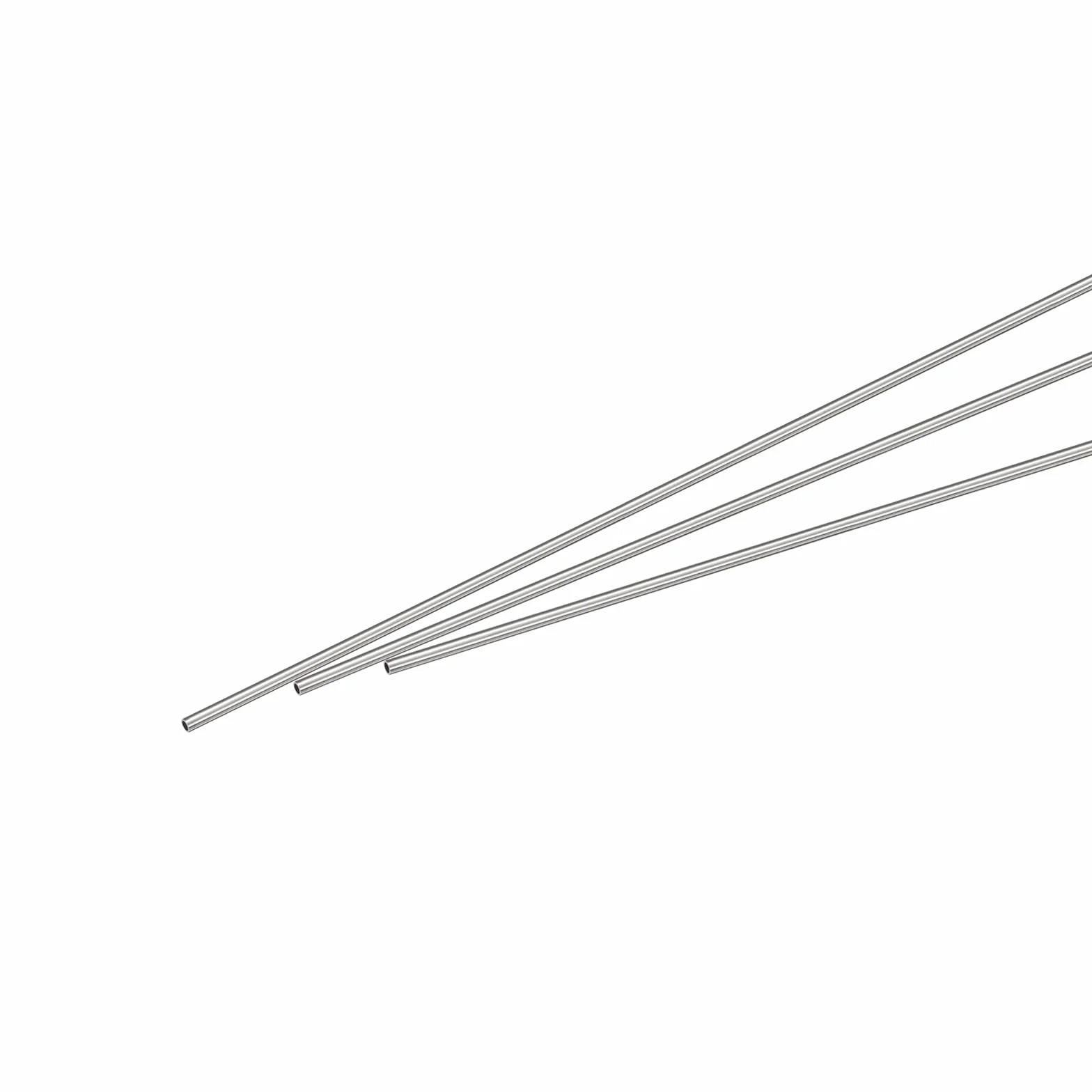 QUARKZMAN 304 Acciaio Inossidabile Tubo Rotondo, Tubo Capillare 0.7mm x 0.1mm x 300mm, 3 Pezzi