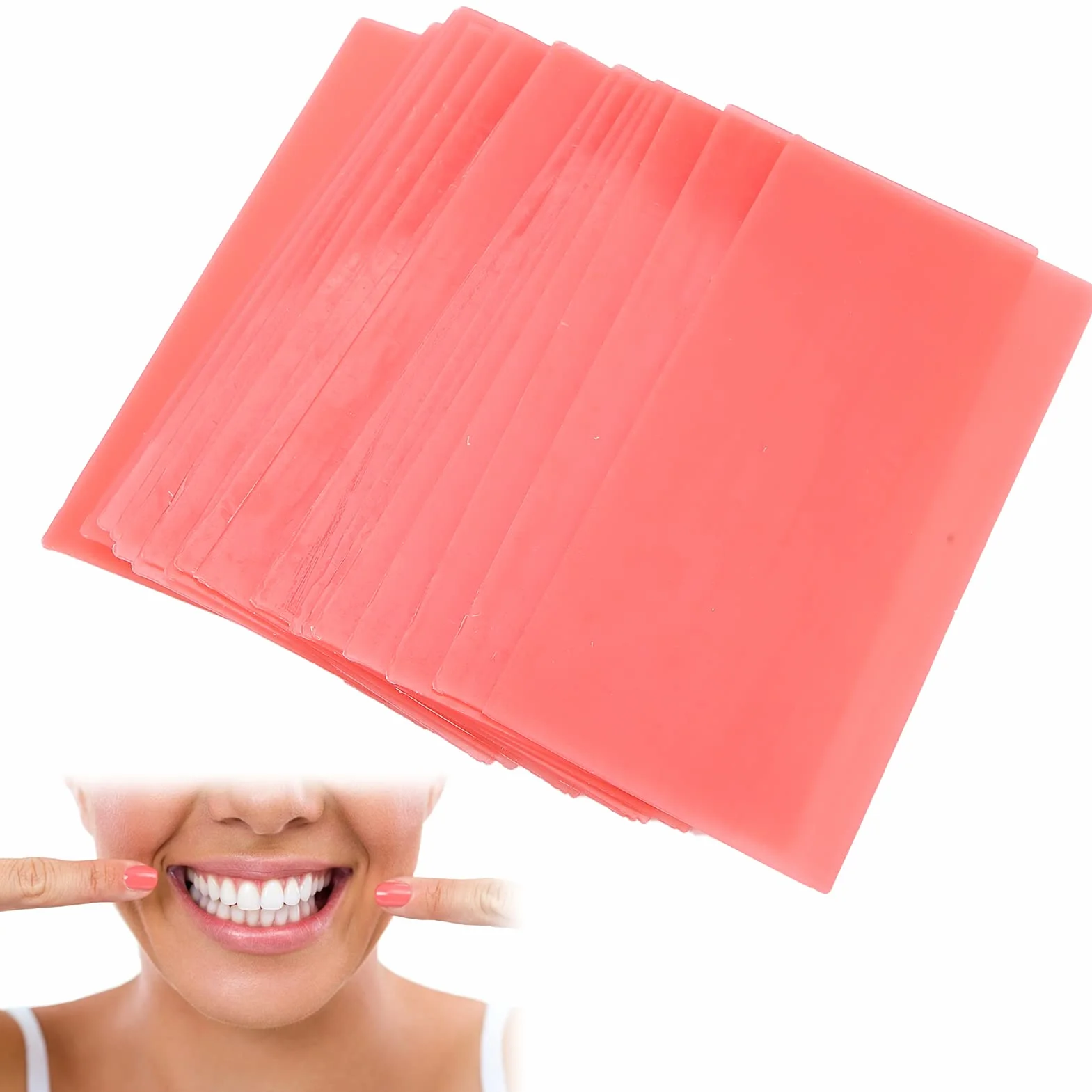 Cera dentale rossa per base dentale 18 pz foglio materiale ausiliario dentista