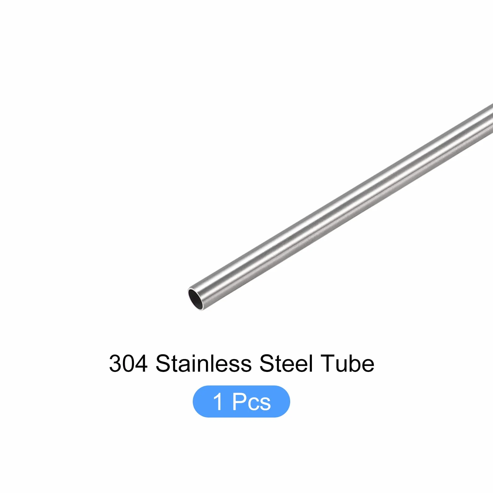 METALLIXITY 316 Inossidabile Acciaio Tubo (8mm OD x 0.5mm Parete T x 300mm L), Dritti Tubi - per Casa Arredamento, Macchine