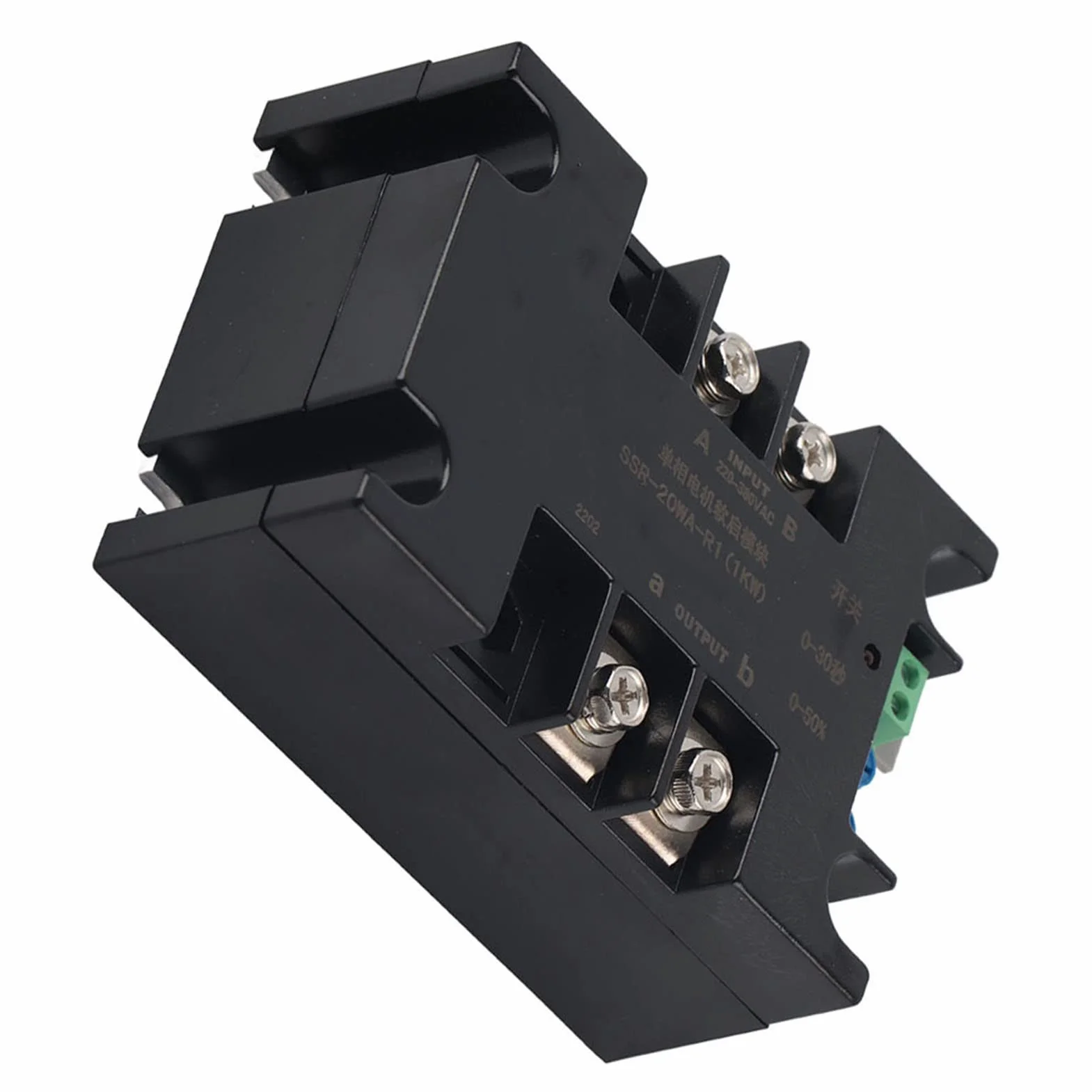 SSR-20WA-R (1KW) Avviamento graduale motore bifase monofase, modulo ottico modulo soft start con fondo in alluminio(Module)