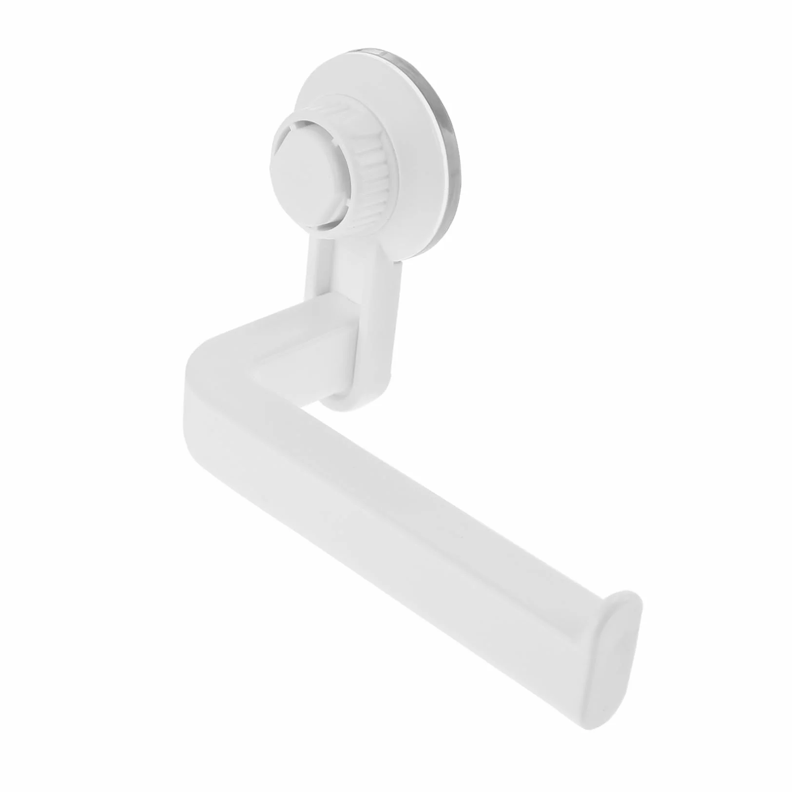 Operitacx Porta Rotolo Carta Igienica Nero in Abs per Bagno Moderno senza Forare Parete, Design Semplice, Salvaspazio e Facile da Pulire, per Bagno di Casa e Hotel
