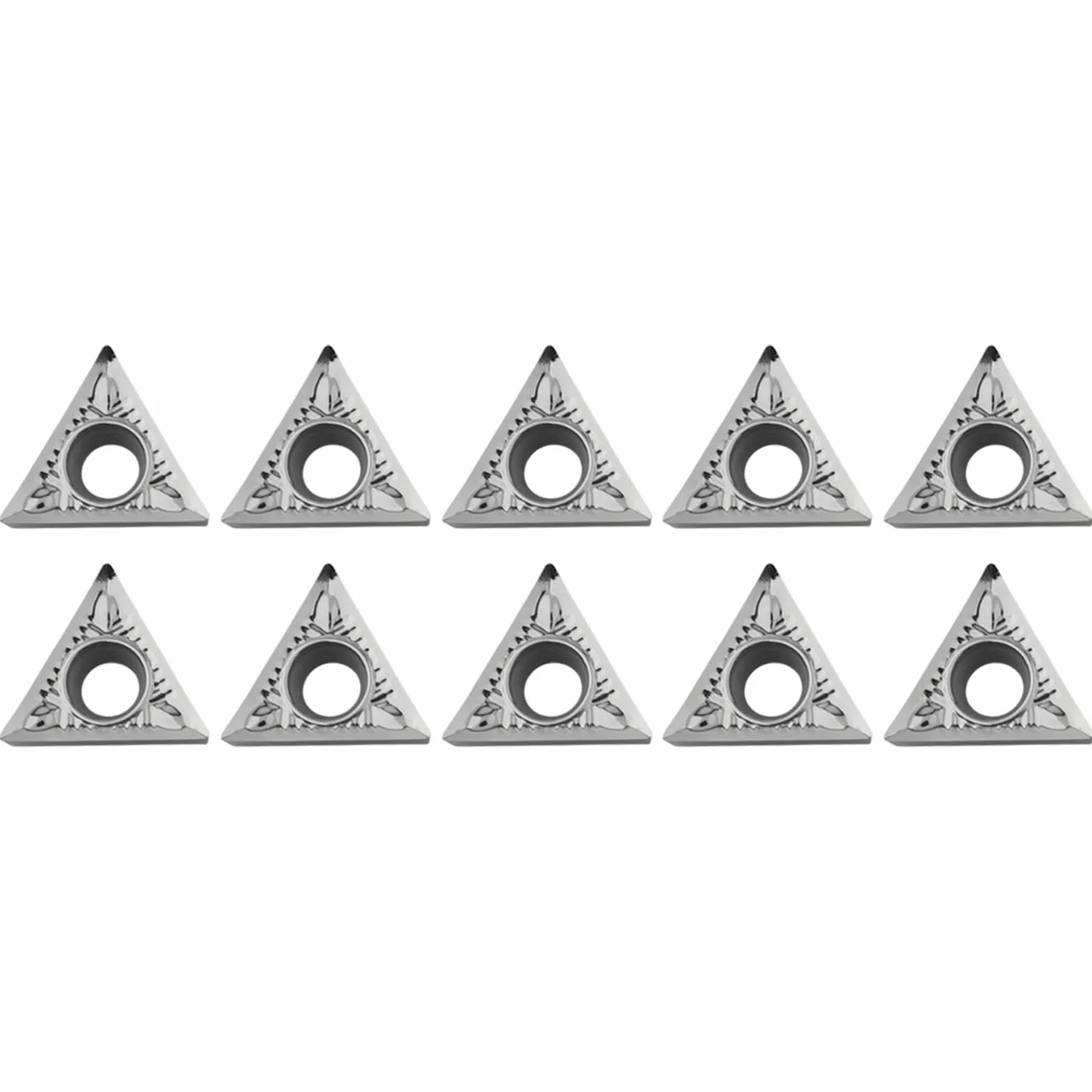 Inserti per tornitura in metallo duro TCGT16T304-AK H01 per alluminio, 10 pezzi, CNC