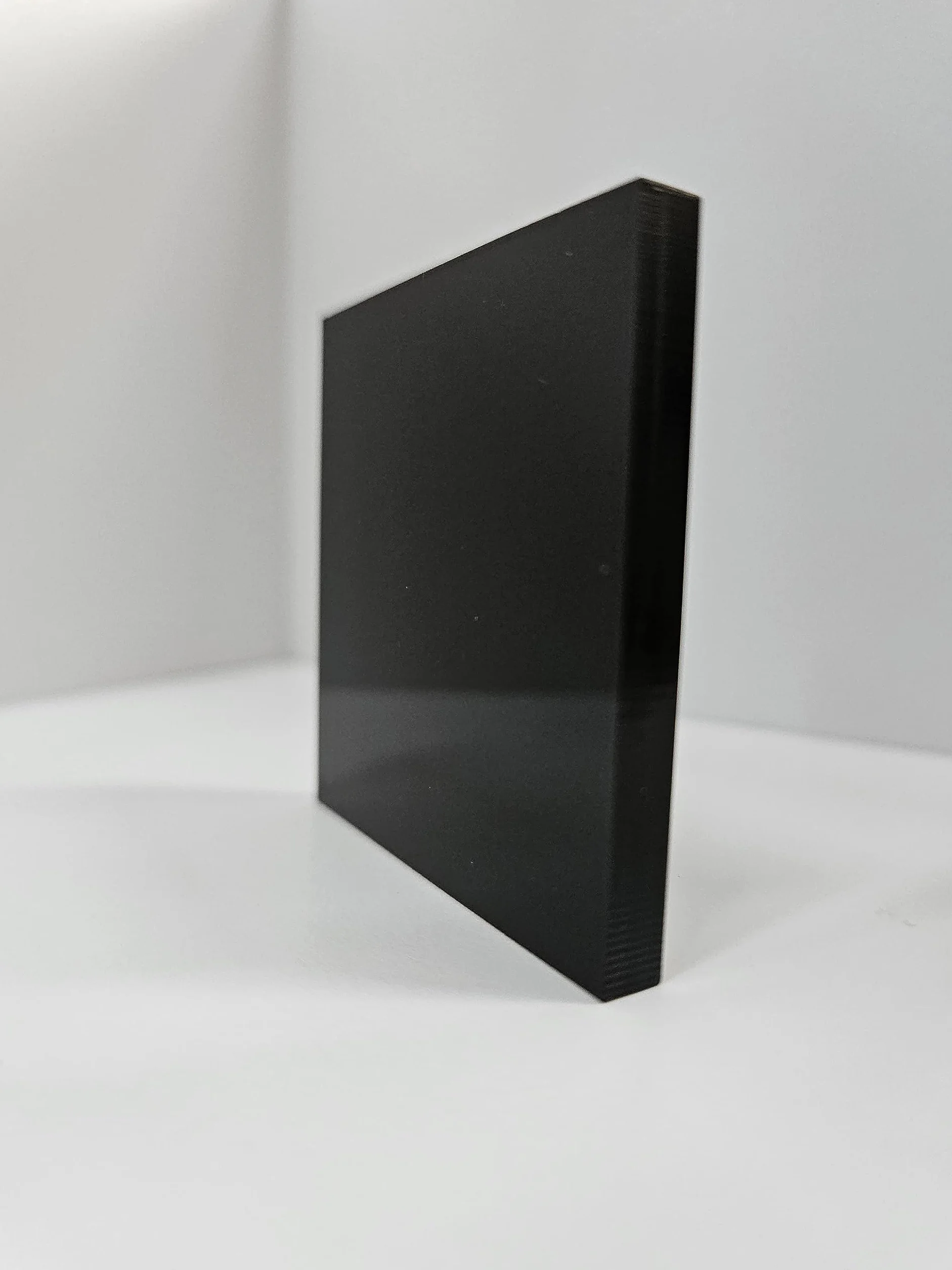 Fogli/LASTRE in PLEXIGLASS 8 MM - Formato CM: 5/10/15/20/25/30/35/40/45/50/55/60/65/70/75/80/85/90/95/100… (NERO, 35X35 CM)