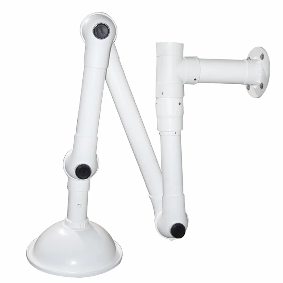 Cappa Aspirante, Cappa Aspirante Universale Da Laboratorio Braccio Aspirante(White,Wall-mounted)