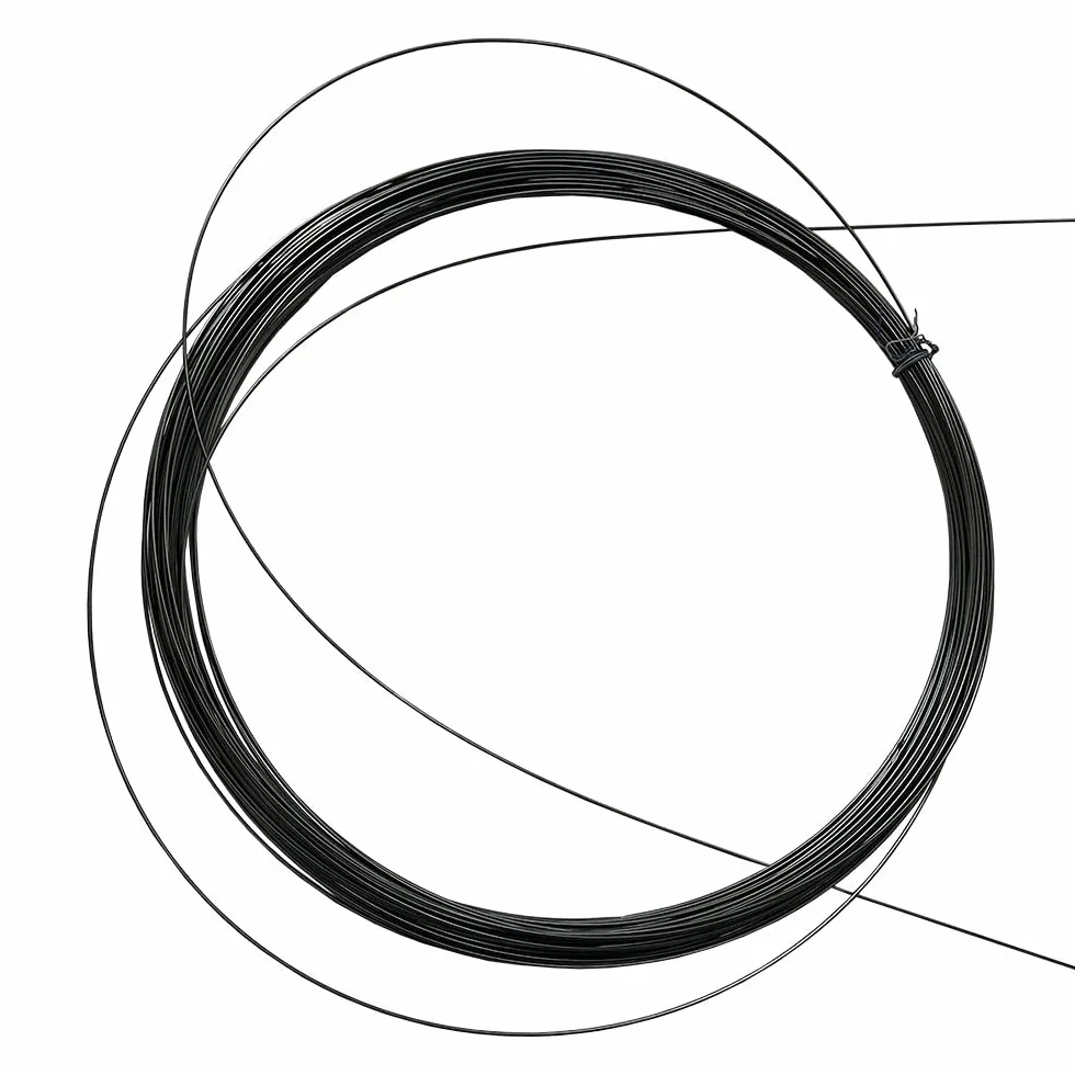 Filo dritto in lega di nitinol super elastico 0,1-1,8 mm nero 1 m