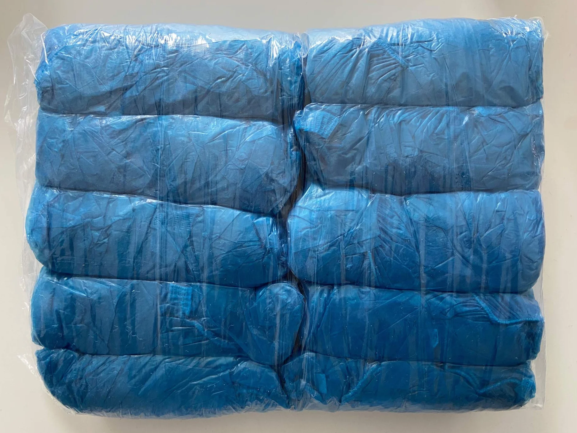 Copriscarpe Impermeabili Blu 100 Pezzi 40x15 cm