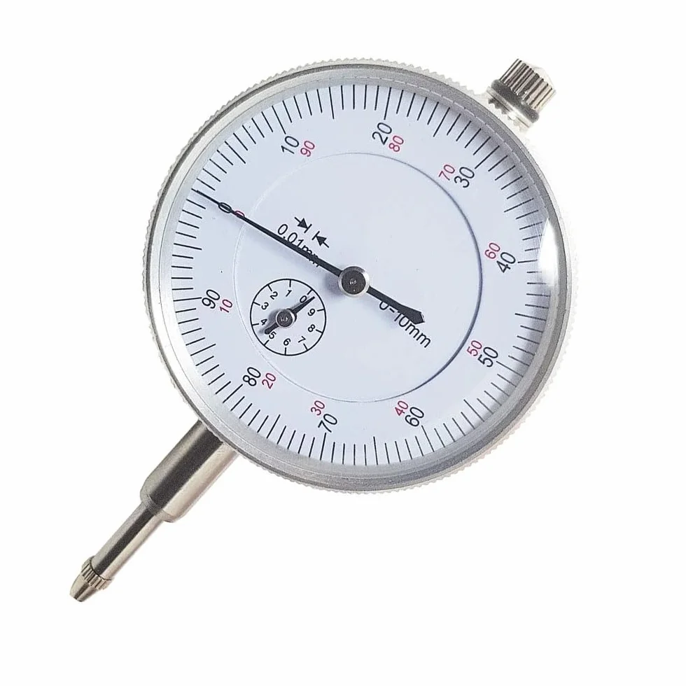 Comparatore Centesimale Professionale 0-10 mm Risoluzione 0.01 mm Base Magnetica