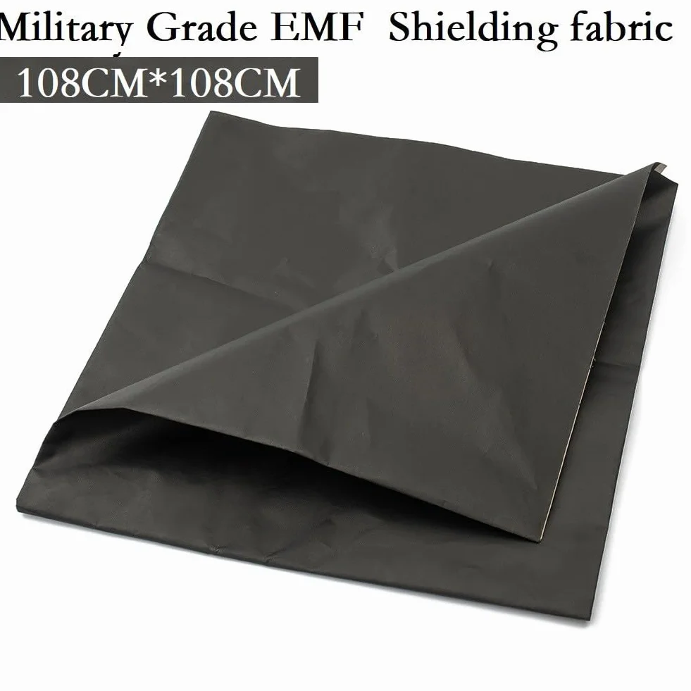 Tessuto schermante EMF RFID, protezione anti-radiazioni militare, 1 m x 1 m