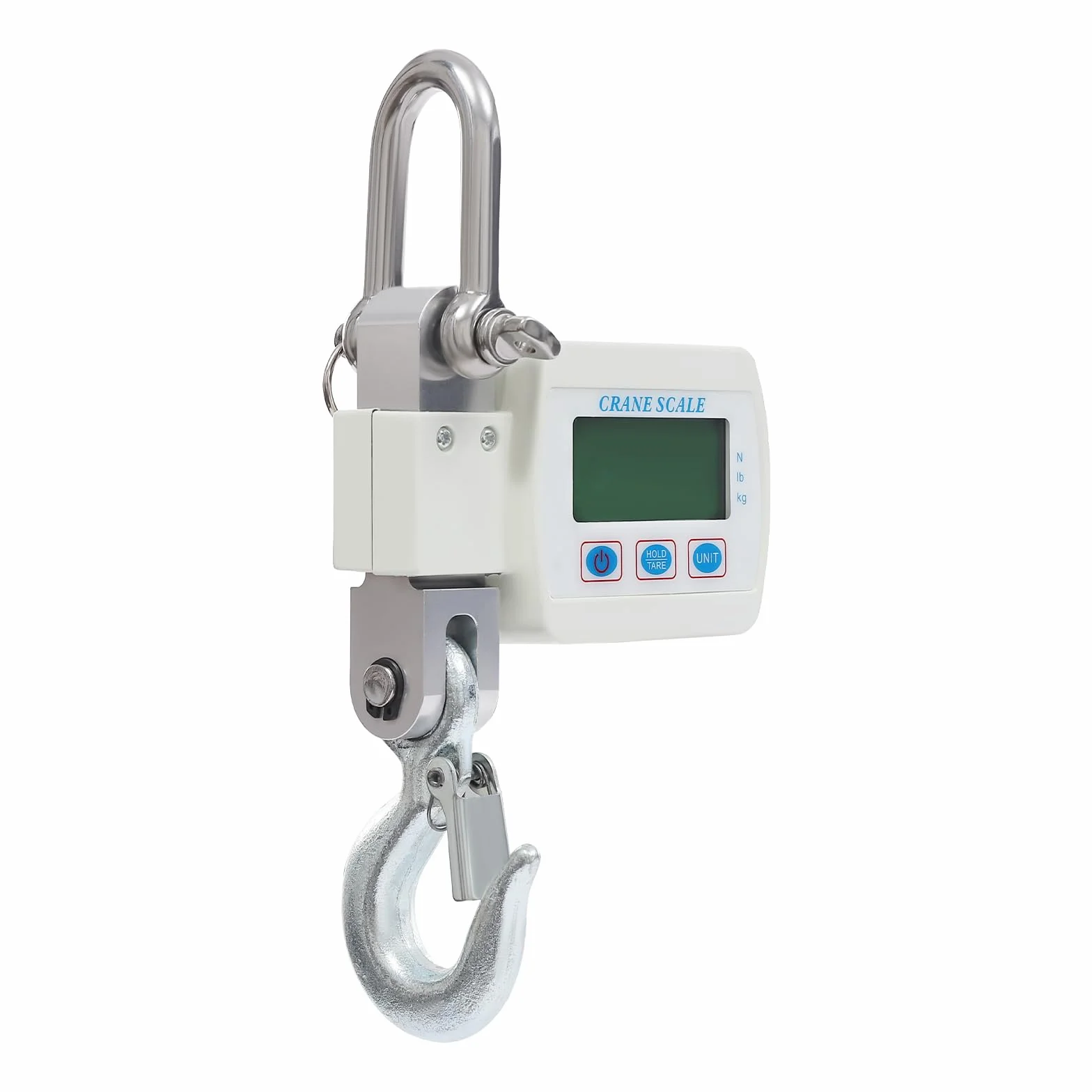 Bilancia sospesa elettronica 500 kg con telecomando gancio professionale ricaricabile