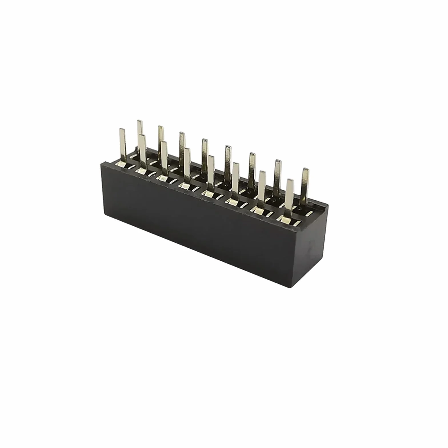 MIUYTRN 10 Pezzi 2 mm 2,0 mm Passo 2x2/3/4/5/6/7/8/9/10/12/15/20/22/25/30/40 Pin Doppia Fila Femmina Dritto connettore a Striscia Presa cuicui(2x8Pin)