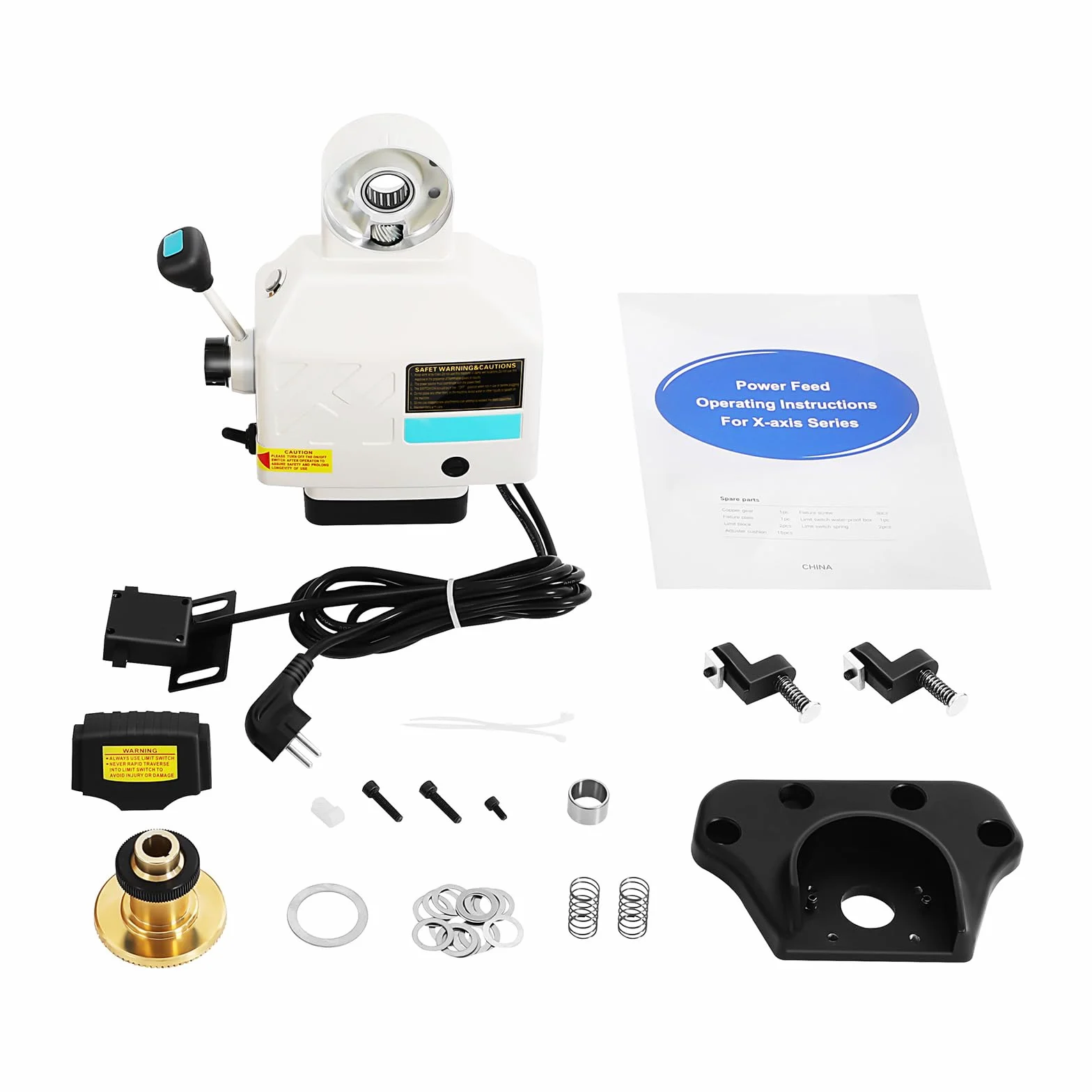Alimentazione motorizzata 95W 200 giri/min do fresatrice Tavolo di fresatura