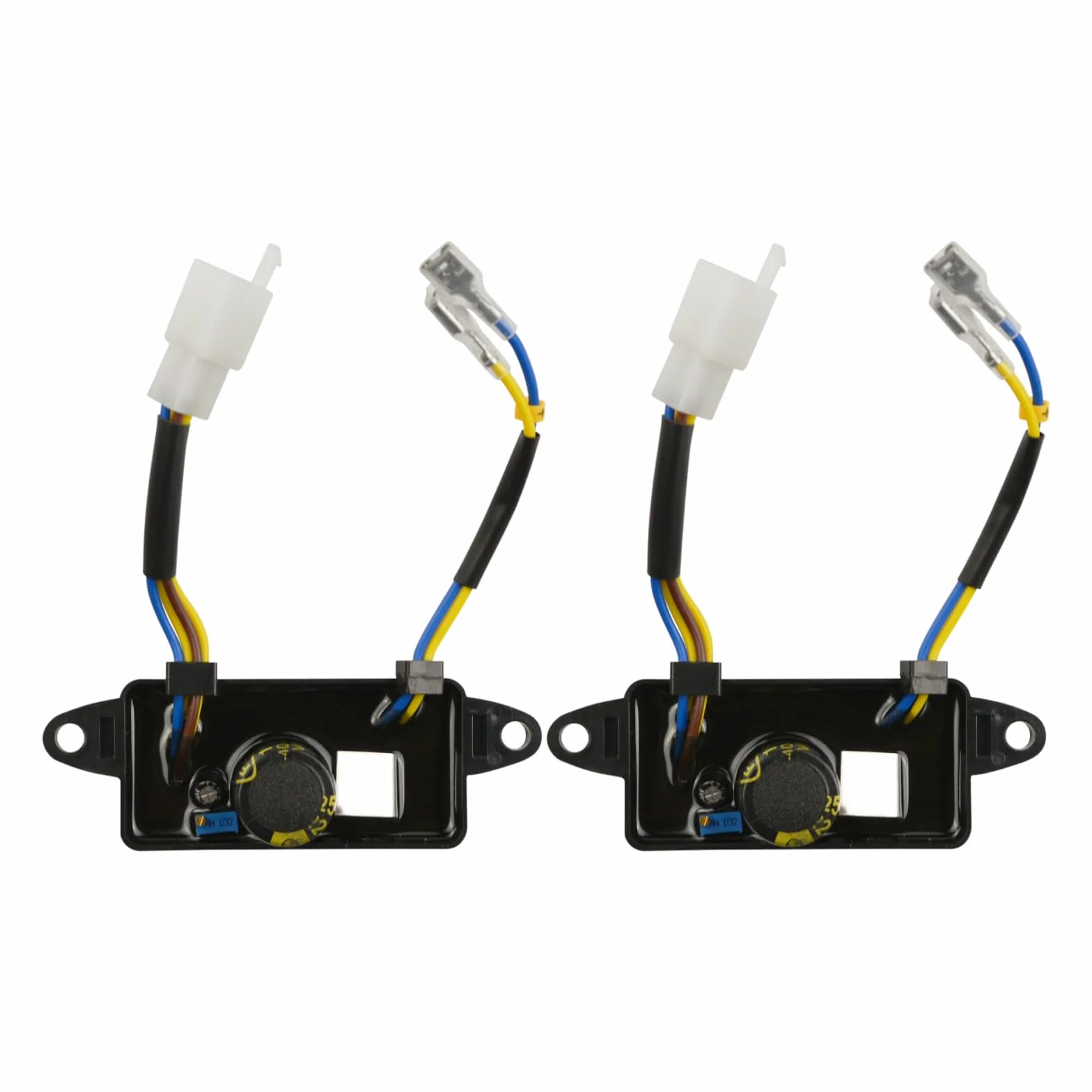 Generatore regolatore di tensione, 2 pezzi regolatore automatico AVR stabilizzatore quadrato universale, per gruppo elettrogeno a benzina monofase da 2 a 3 KW