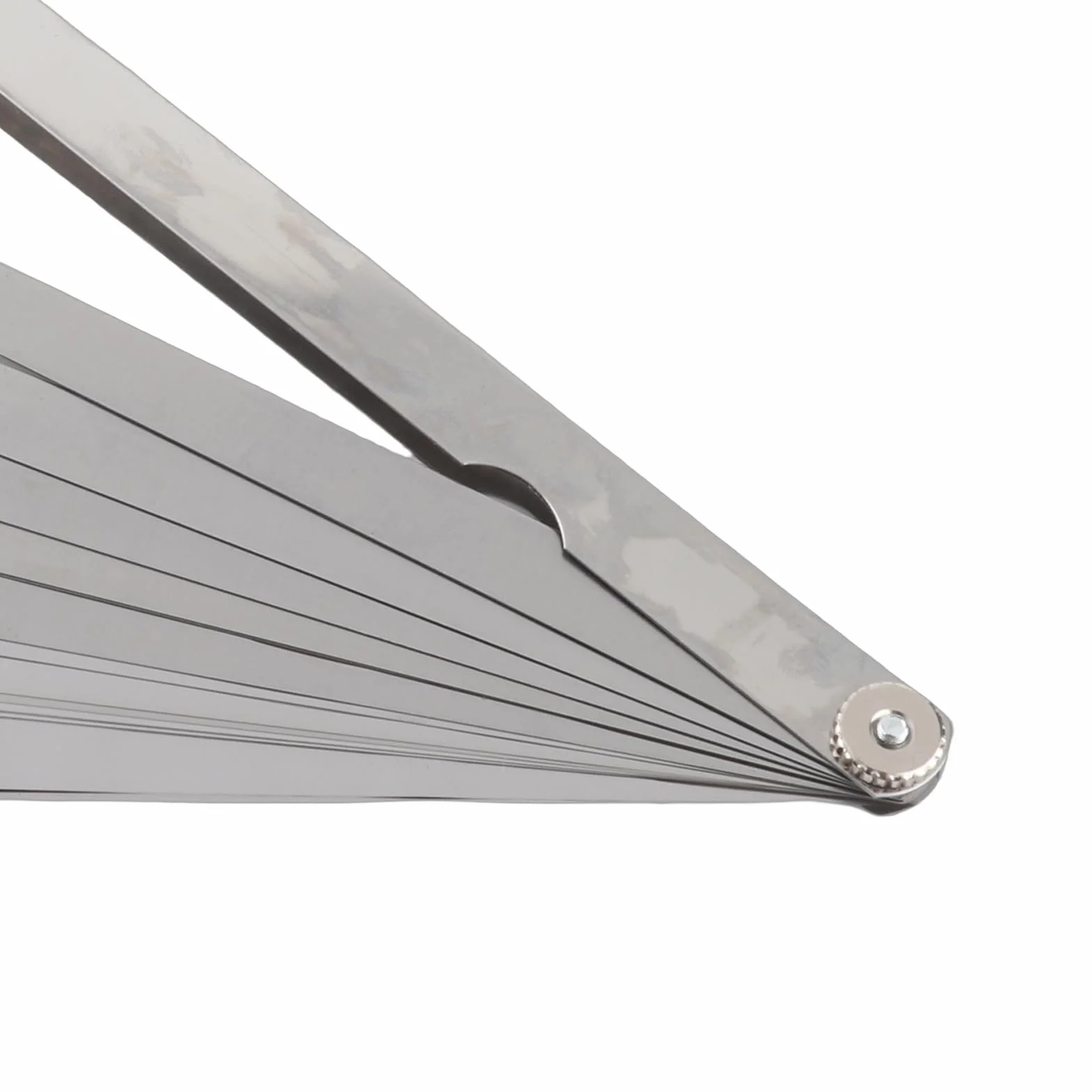 Spessimetro Valvole 300mm 17 Lame Acciaio Metriche 0.02-1mm Gap