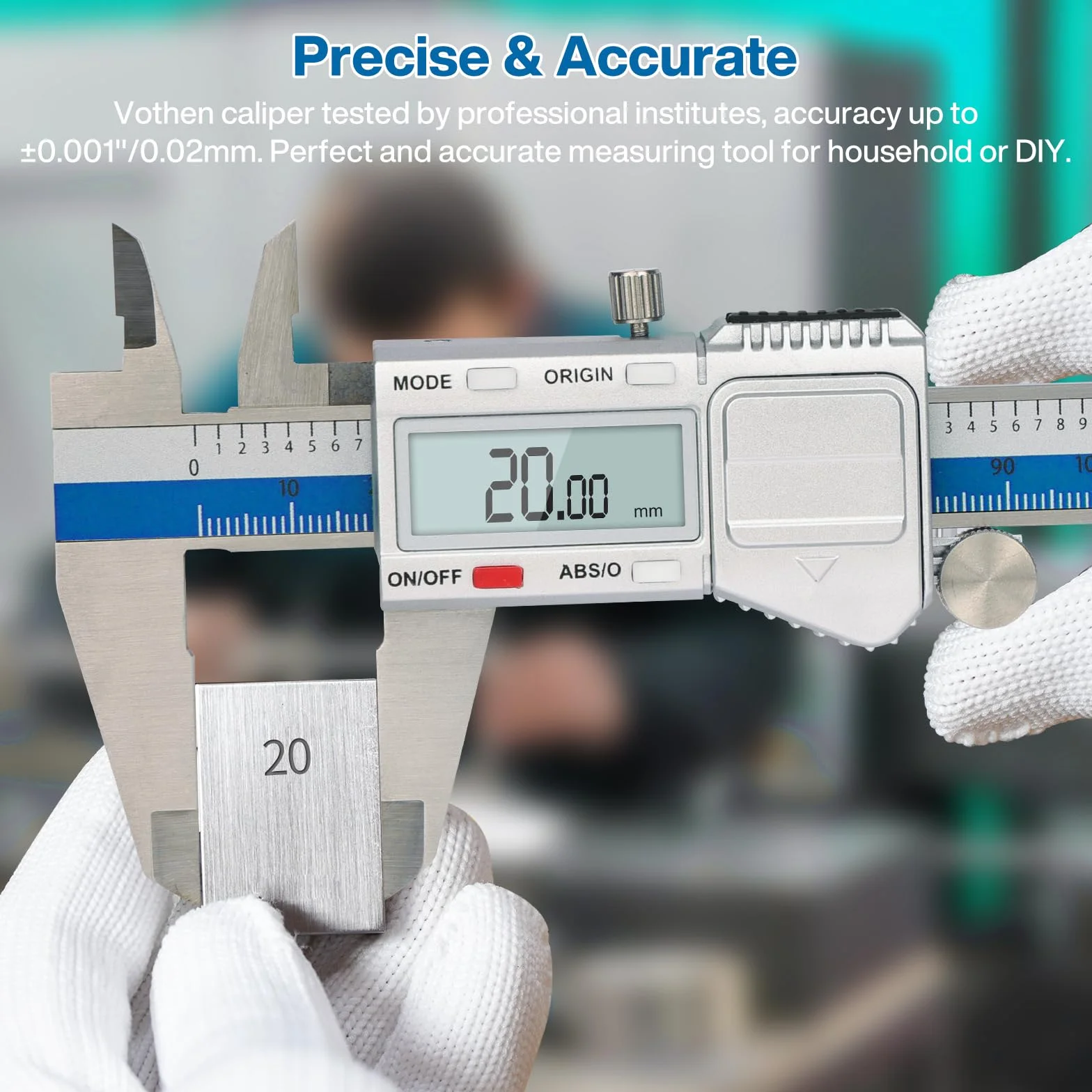 Calibro Digitale IP54 Impermeabile 150mm 6 Pollice Acciaio Micrometro Professionale