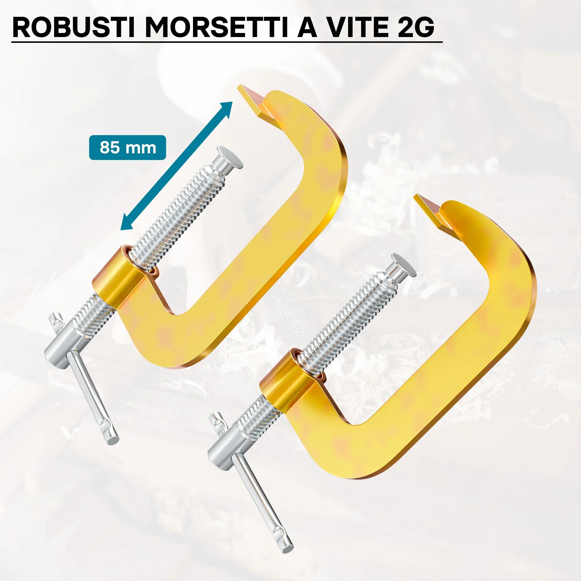 Wiltec Banco da lavoro portatile con morsa Mini tavolo di lavoro mobile in faggio con morsetti