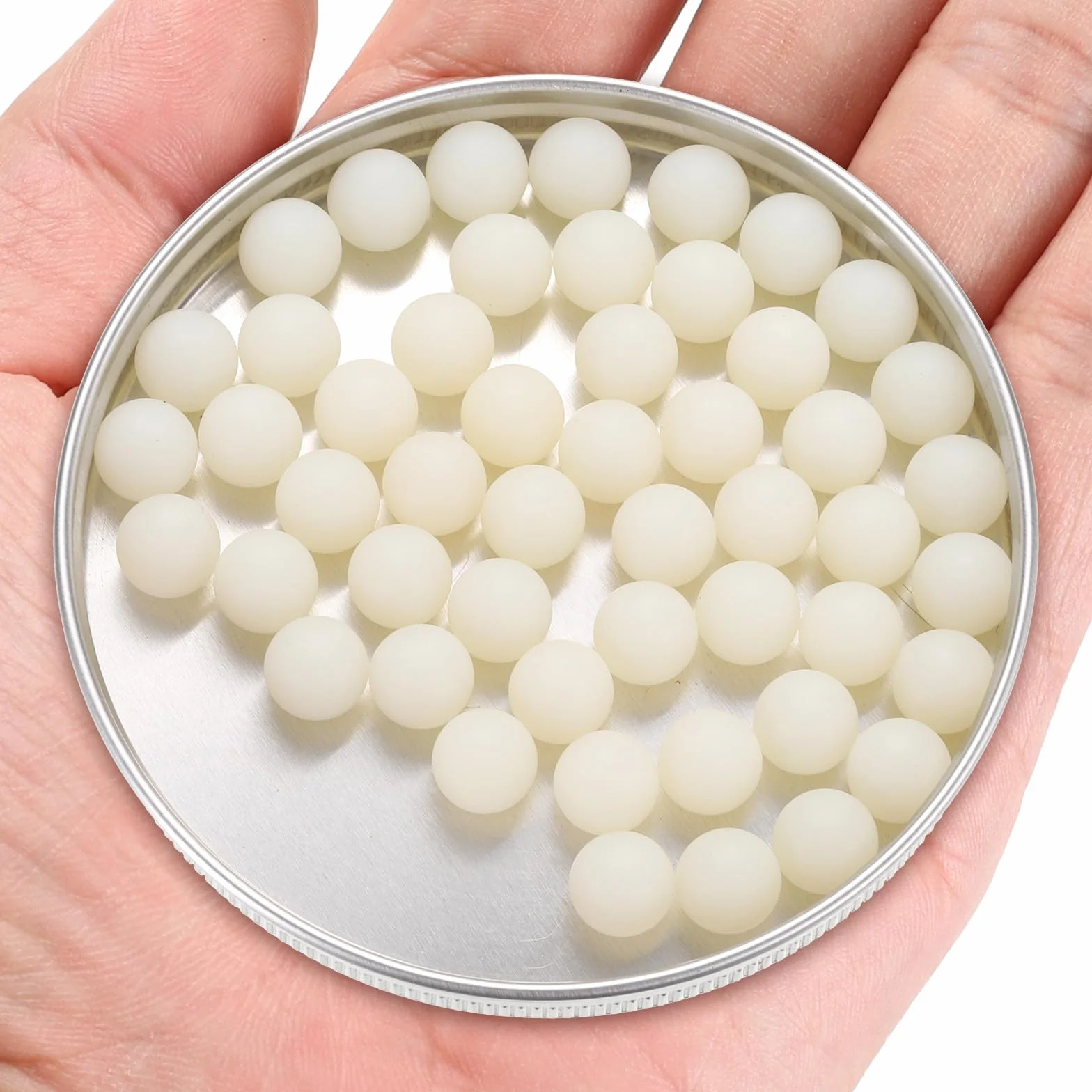 Sfere in Nylon 9 mm di Precisione - 50 Pezzi