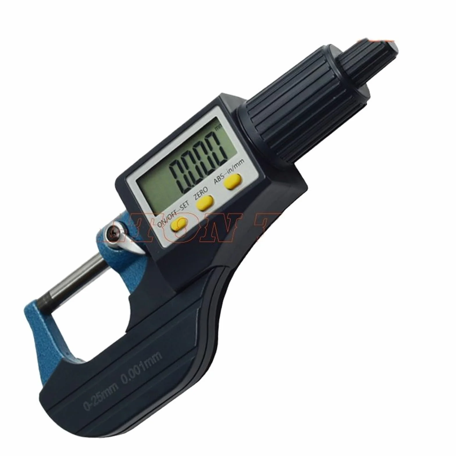 Comparatore, 0-25-50-75-100mm 0,001 mm Micrometro esterno elettronico digitale 0-25 mm con strumenti di misurazione schermo LCD extra large(50-75MM)
