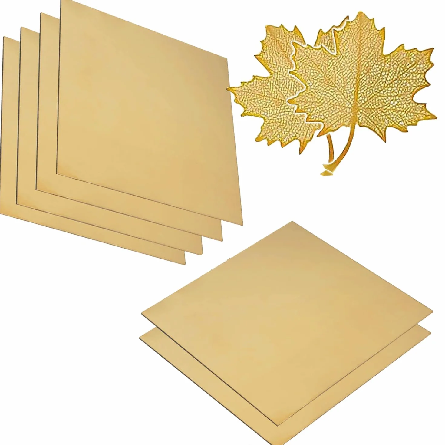 6 PezziLamieradiottone 0,5 mm,Lamieradiottonespessa,Lastre inlamieradiottone,Lamieradiottoneresistente alla corrosione,Lamieradiottone,adatti per cucire bracciali artigianali e gioielli