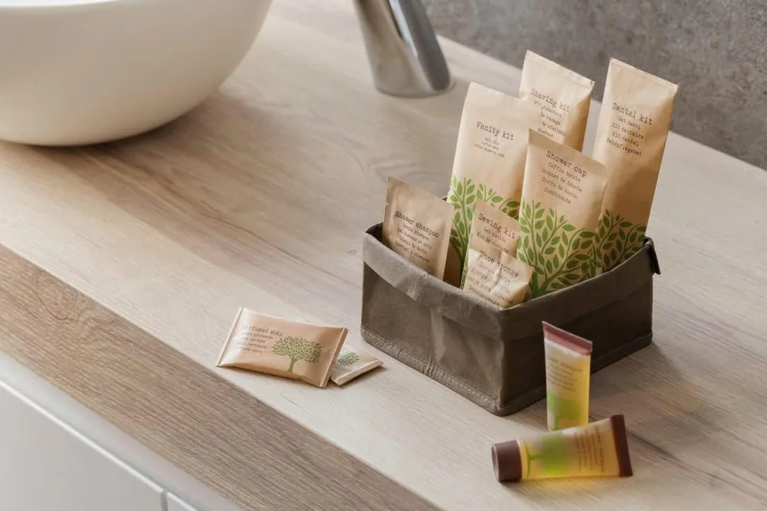 Linea Cortesia Hotel Natura Saponetta profumata flow pack 150 pezzi 10 grammi carta Bio