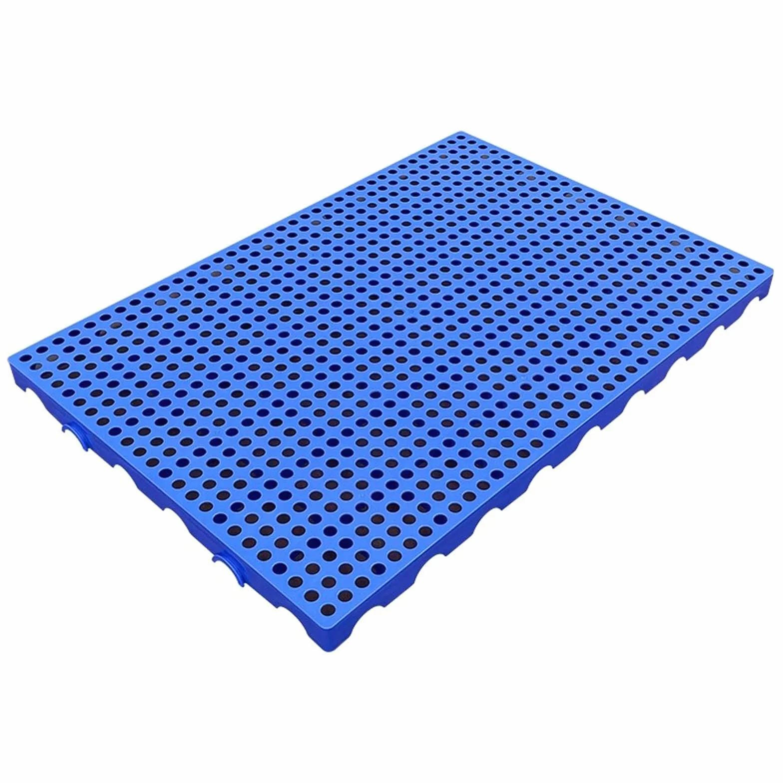 Pallet in plastica, Bancale pellet, Griglie traspiranti in HDPE, Scaffali per articoli, Pallet da pavimento leggeri e impilabili, per garage, Supermercati e seminterrati(100x70cm/39x27in)