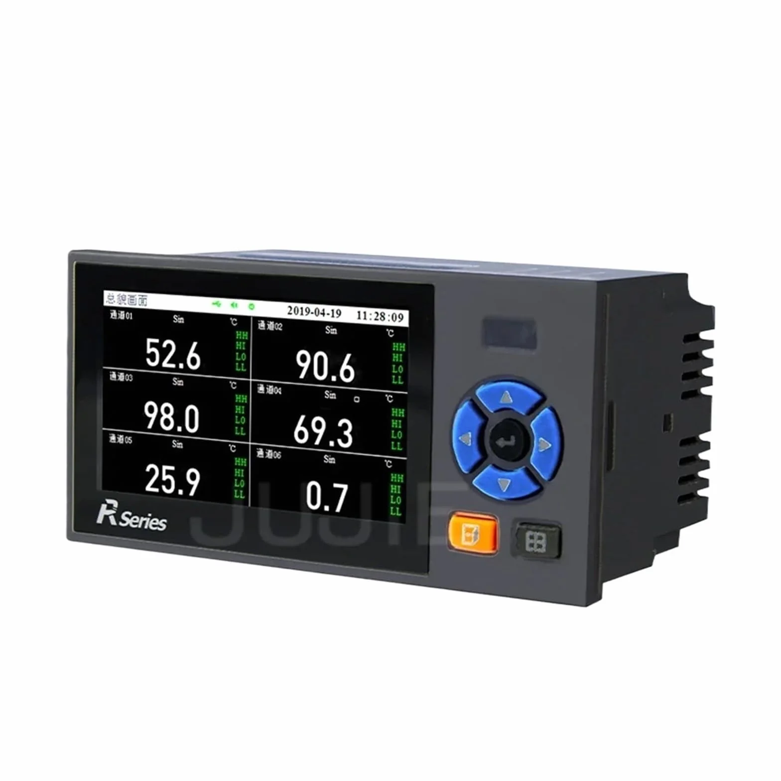 Registratore di dati industriali multi-canale Sensore di temperatura Datalogger USB 4 Canali