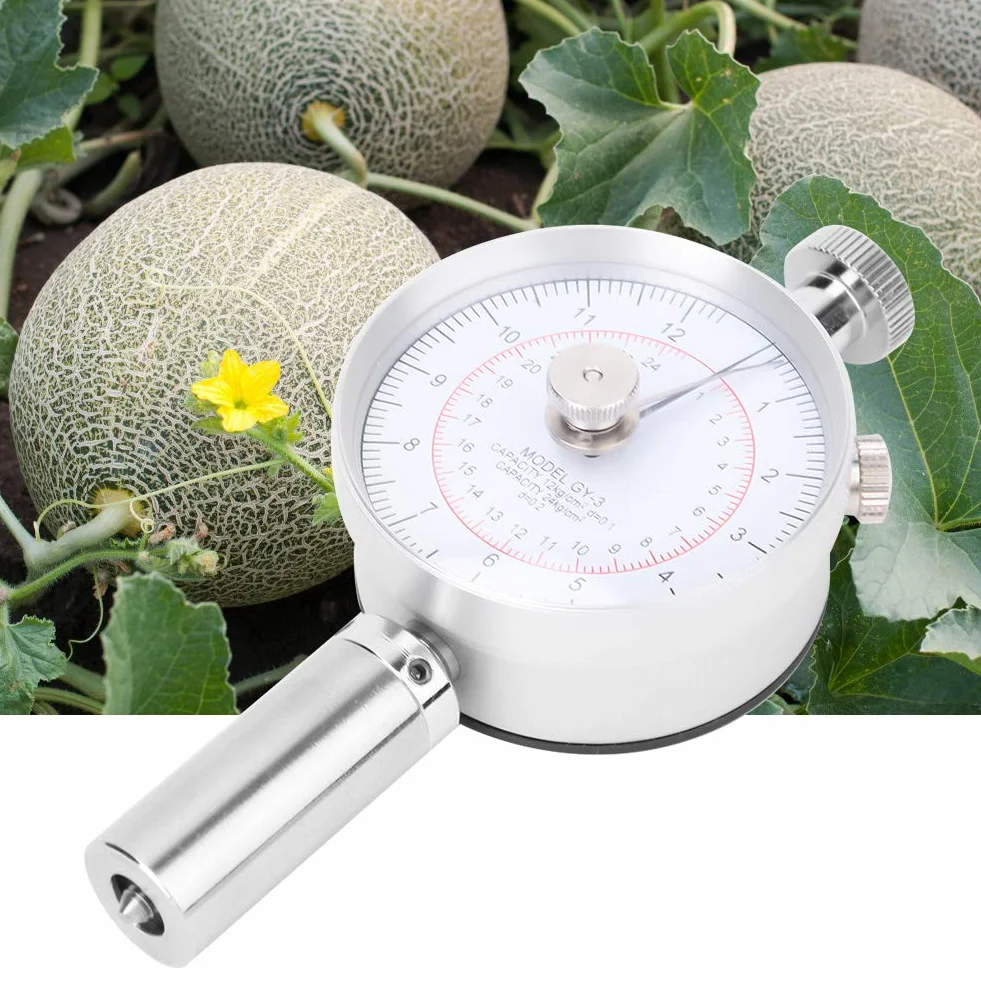 Farm Lab Penetrometro per frutta Durometro a mano con 2 teste di misurazione