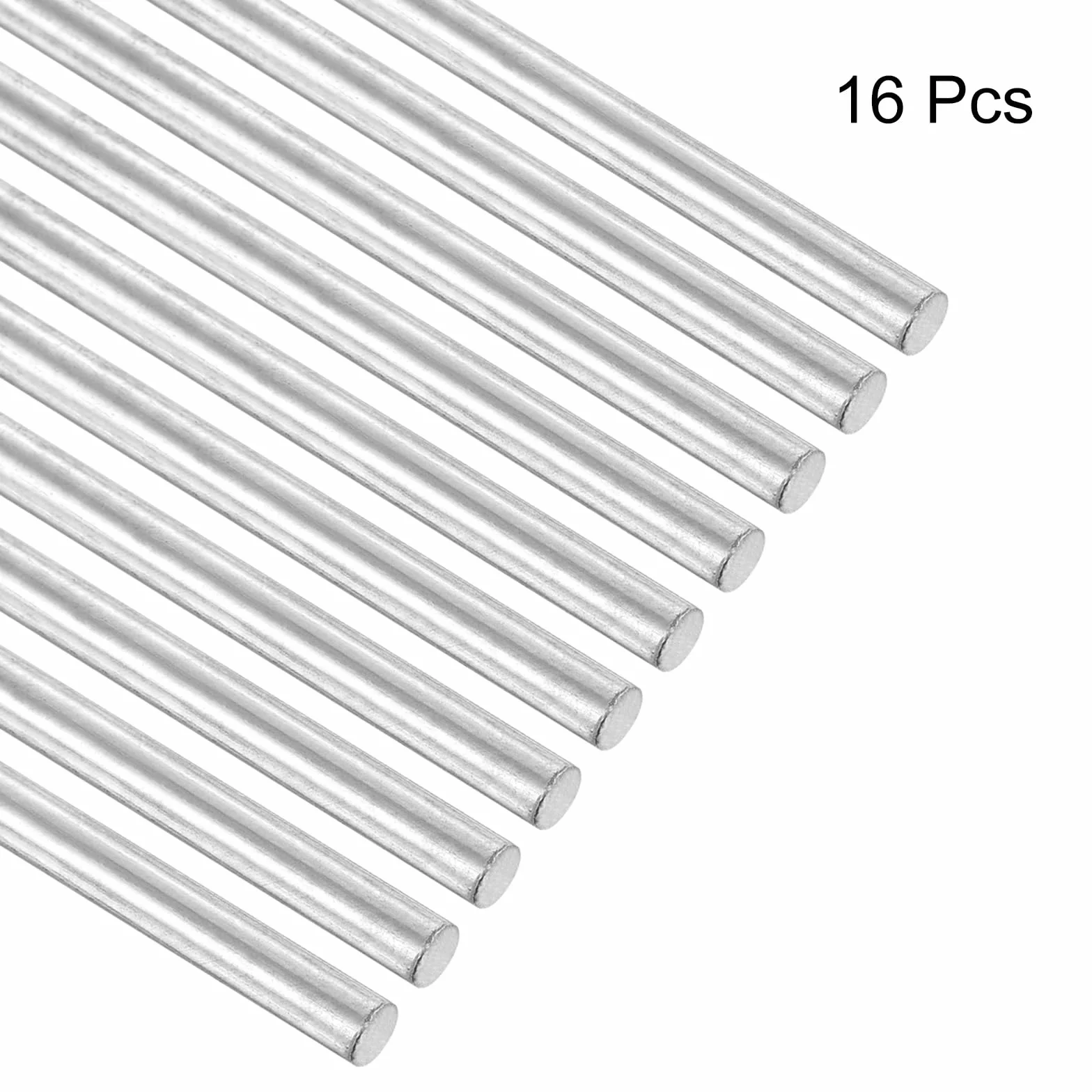 QUARKZMAN Barre Rotondo Acciaio Inossidabile 304 3mm x 420mm Aste INOX Metallo Solido 16Pz