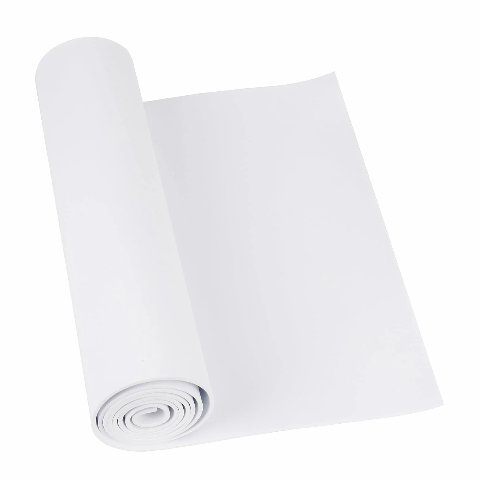 Eva Foam Bianca 1mm 34x124.5cm Alta Densità 86kg/m3 per Cosplay Fai da Te