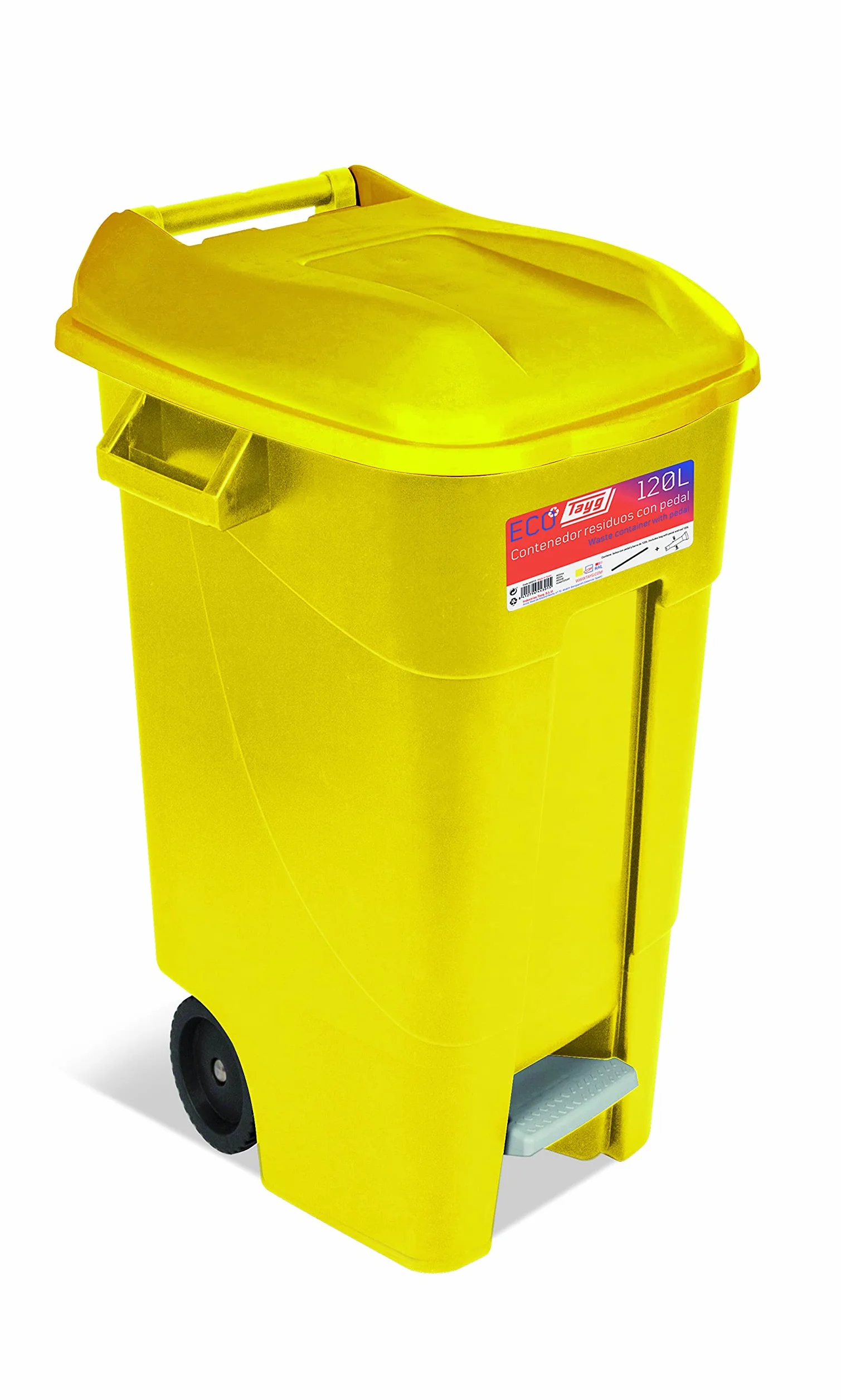 Tayg Eco 120 l Contenitore rifiuti con pedale Blu