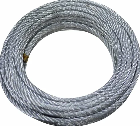 FUNE CAVO ACCIAIO 5 MM 10 MT 750 KG CARICO ROTTURA ZINCATA