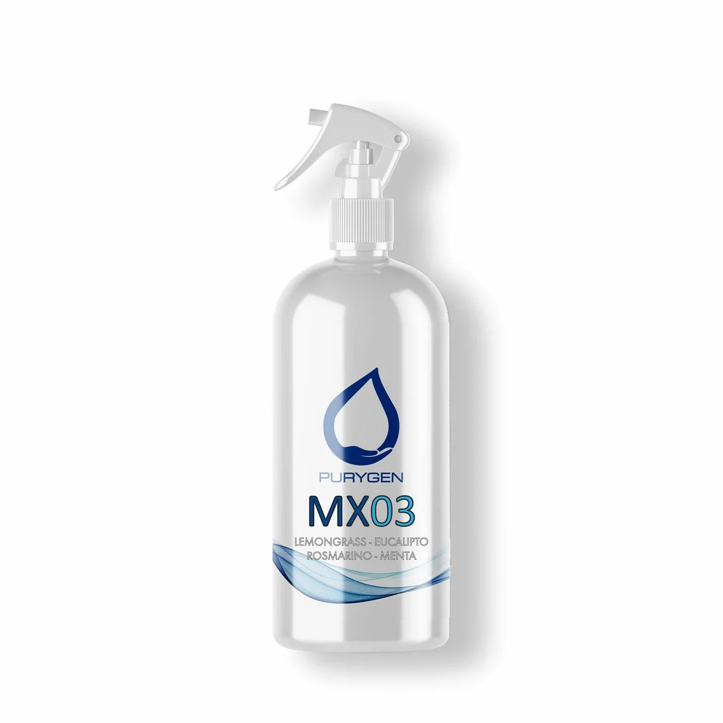 igienizzante spray polivalente mani e superfici - MX03 Lemongrass, Eucalipto, Rosmarino, Menta - 500 ml spray