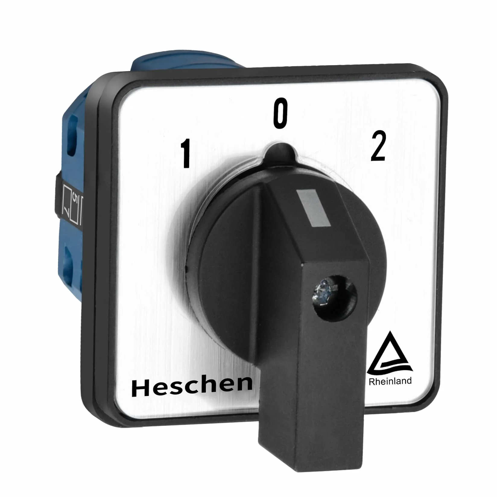 Heschen Commutatore selettore a camma rotante universale SZW26-20/D202.2 660V 20A ON-OFF-ON 3 posizioni 2 fasi 8 Morsetti CE